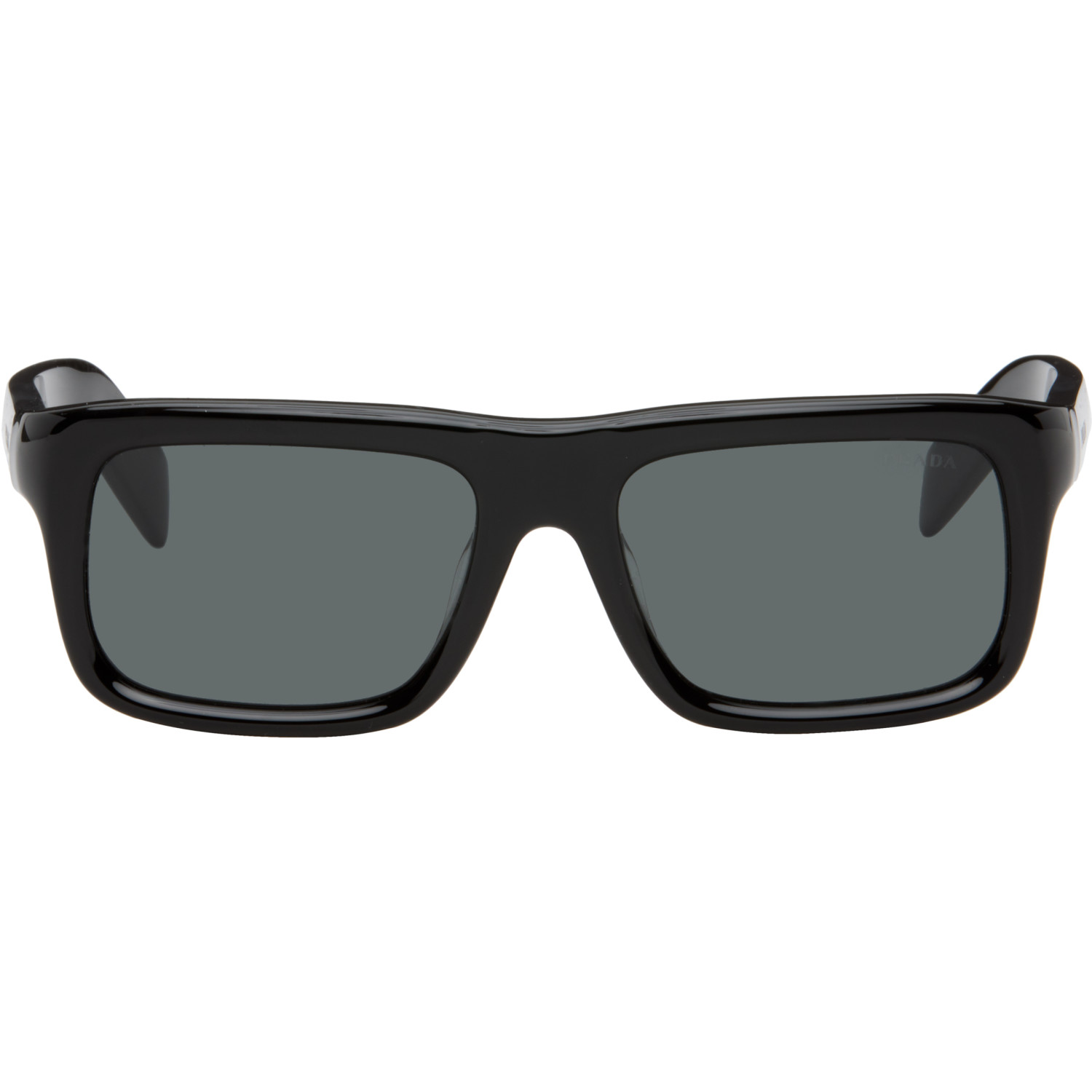Prada Eyewear Black Square Sunglasses