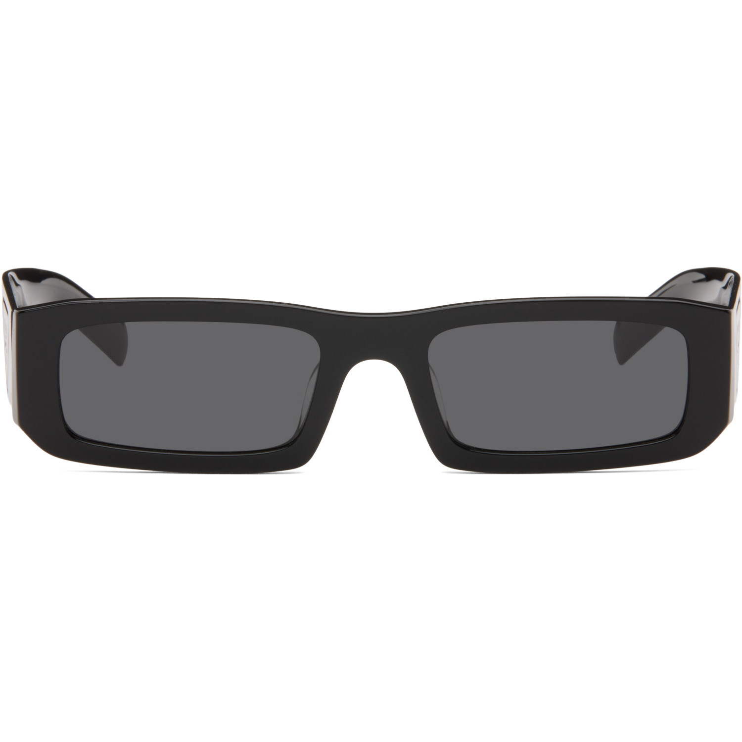 Prada Eyewear Black Rectangular Sunglasses
