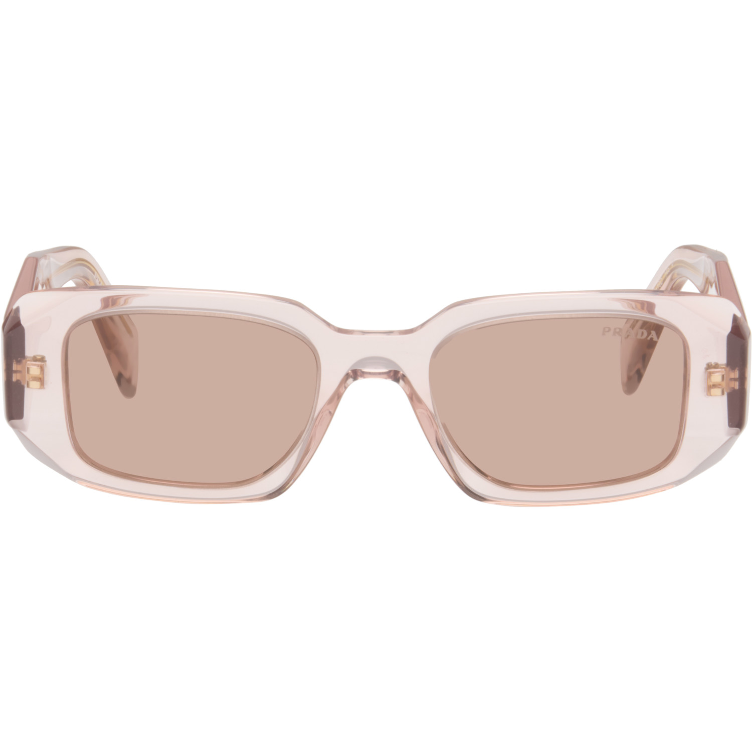 Prada Eyewear Pink 'Prada Symbole' Sunglasses