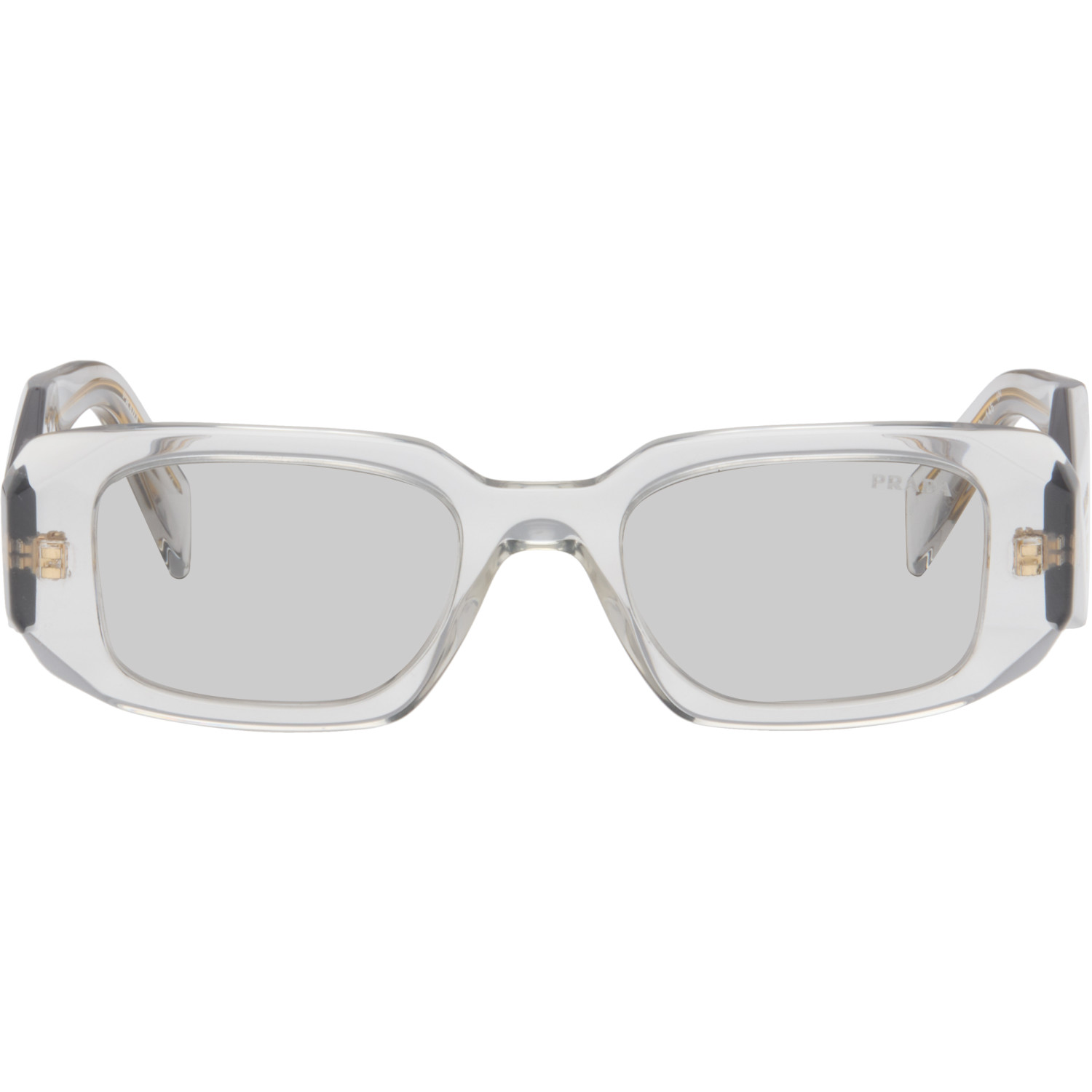 Prada Eyewear Gray 'Prada Symbole' Sunglasses