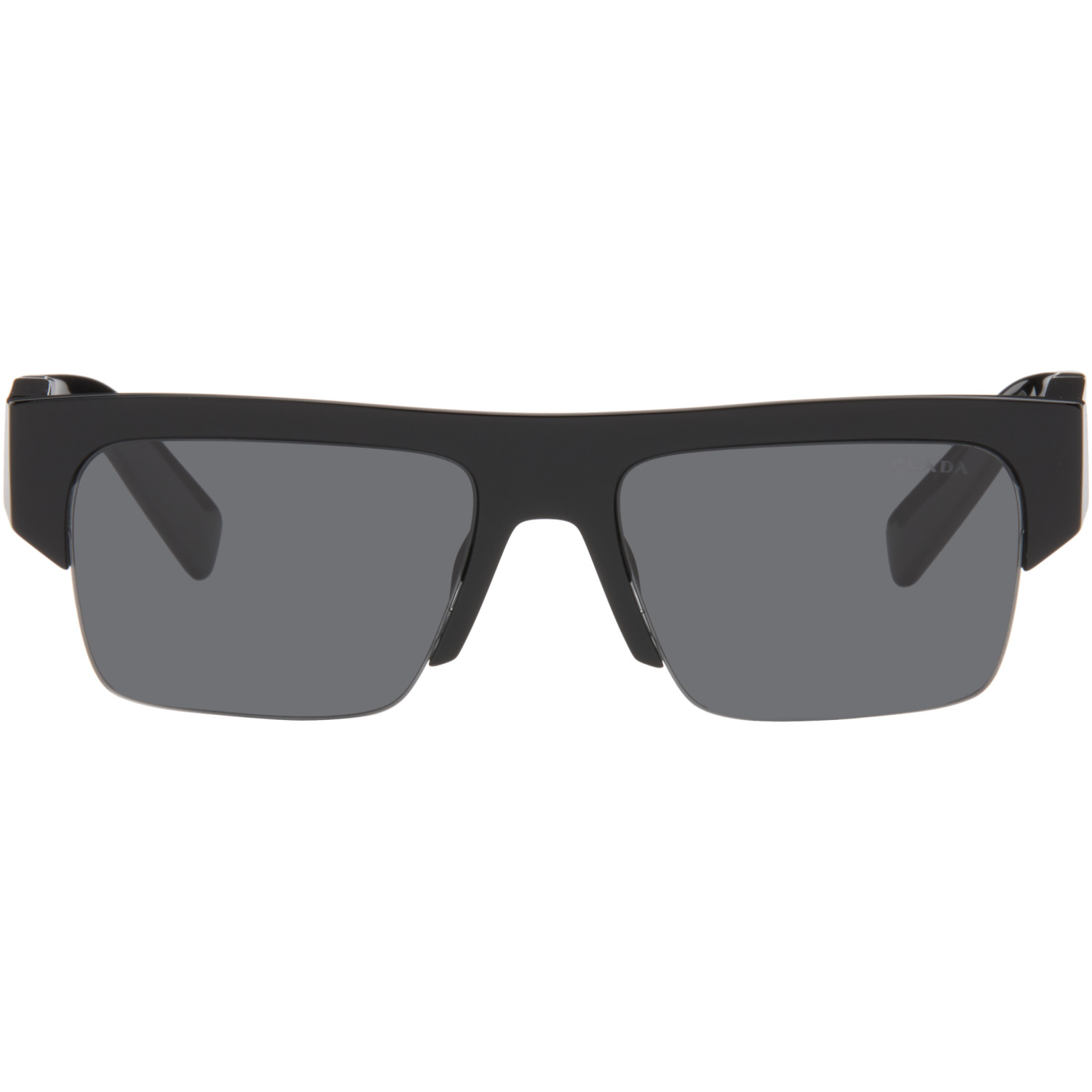 Prada Eyewear Black Square Sunglasses