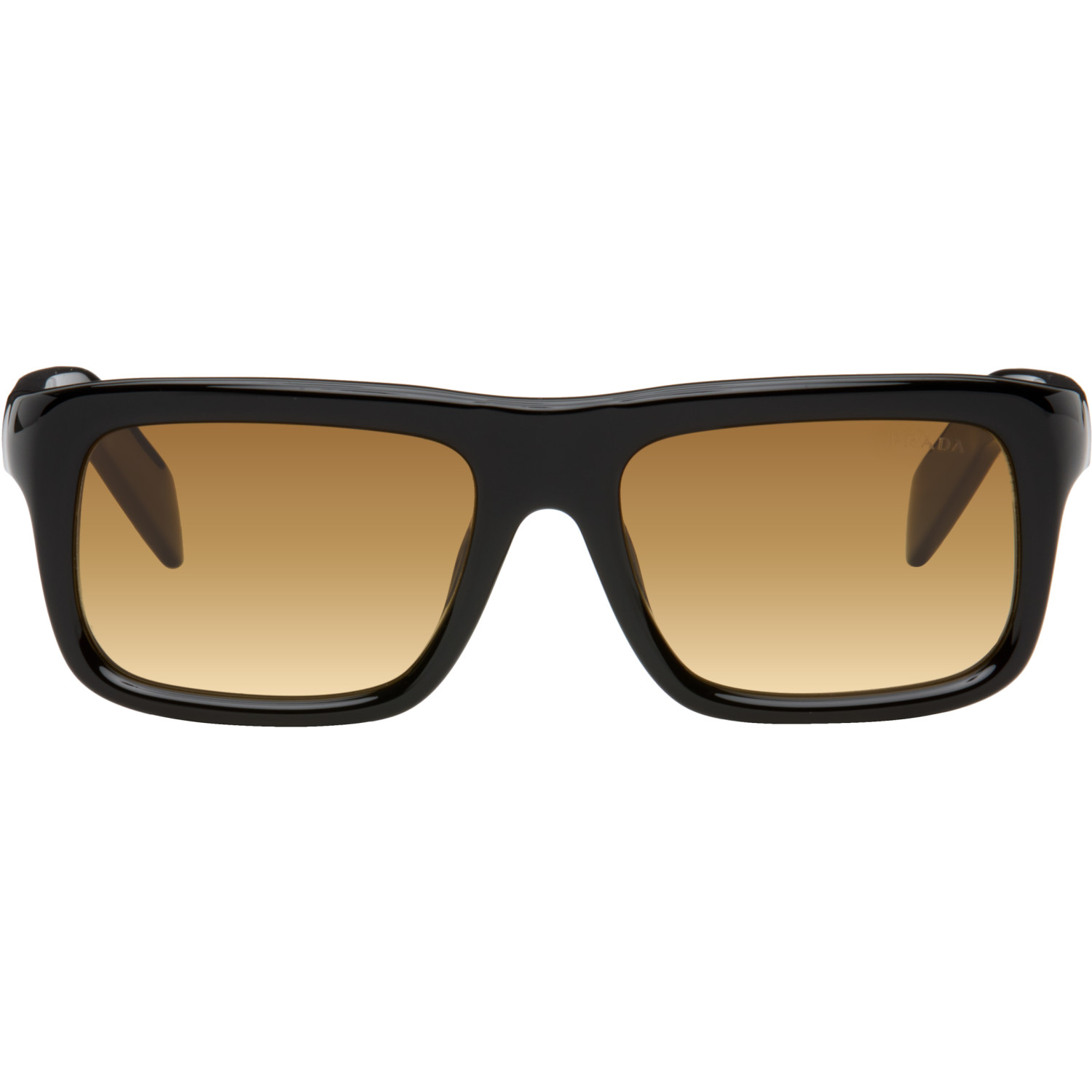 Prada Eyewear Black Square Sunglasses