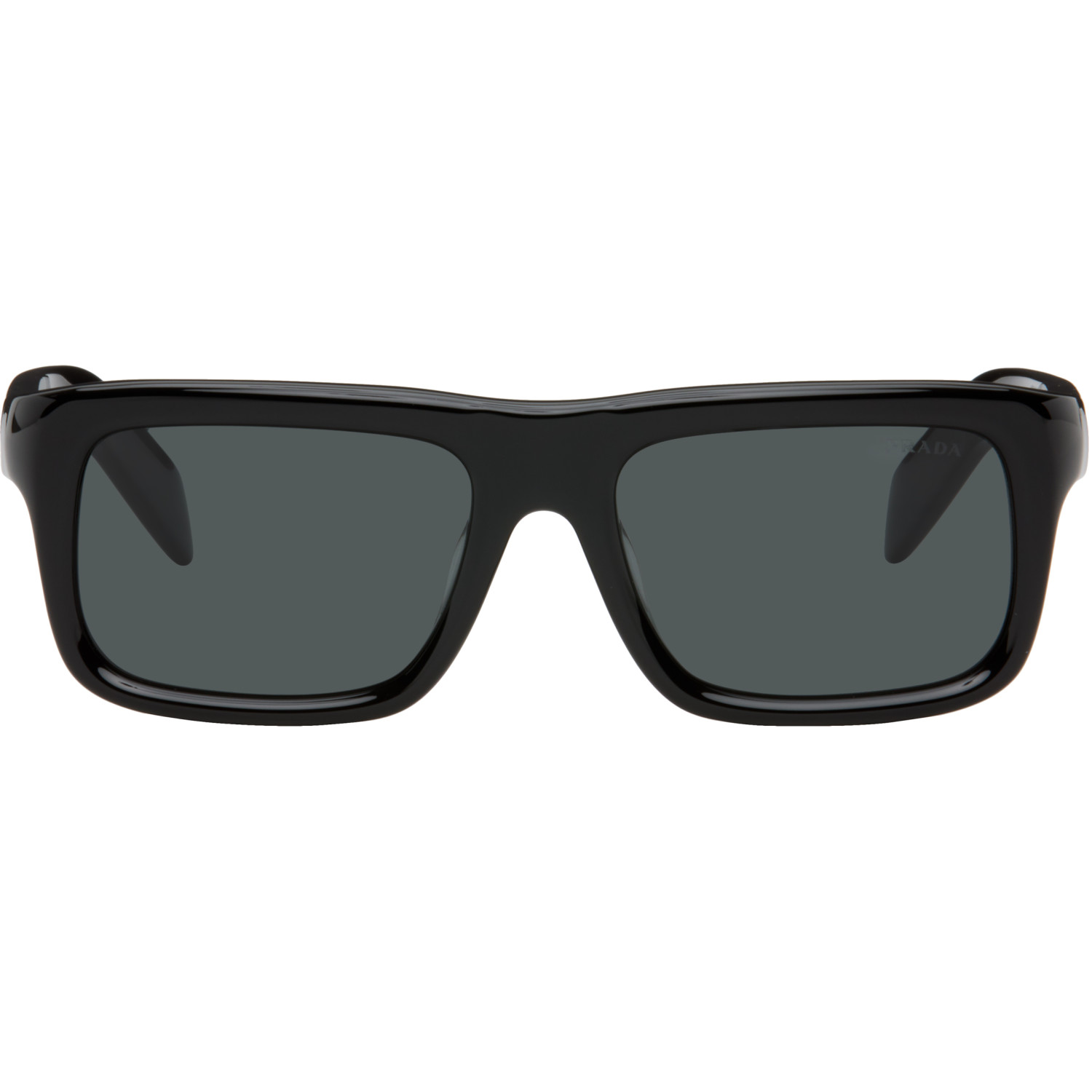 Prada Eyewear Black Square Sunglasses