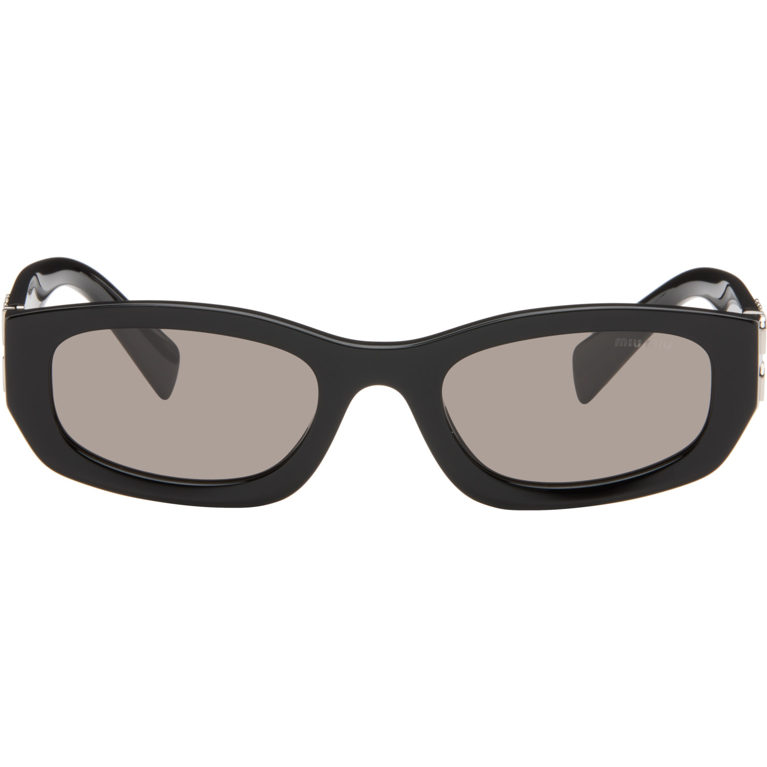 Miu Miu Eyewear Black Miu Glimpse Sunglasses