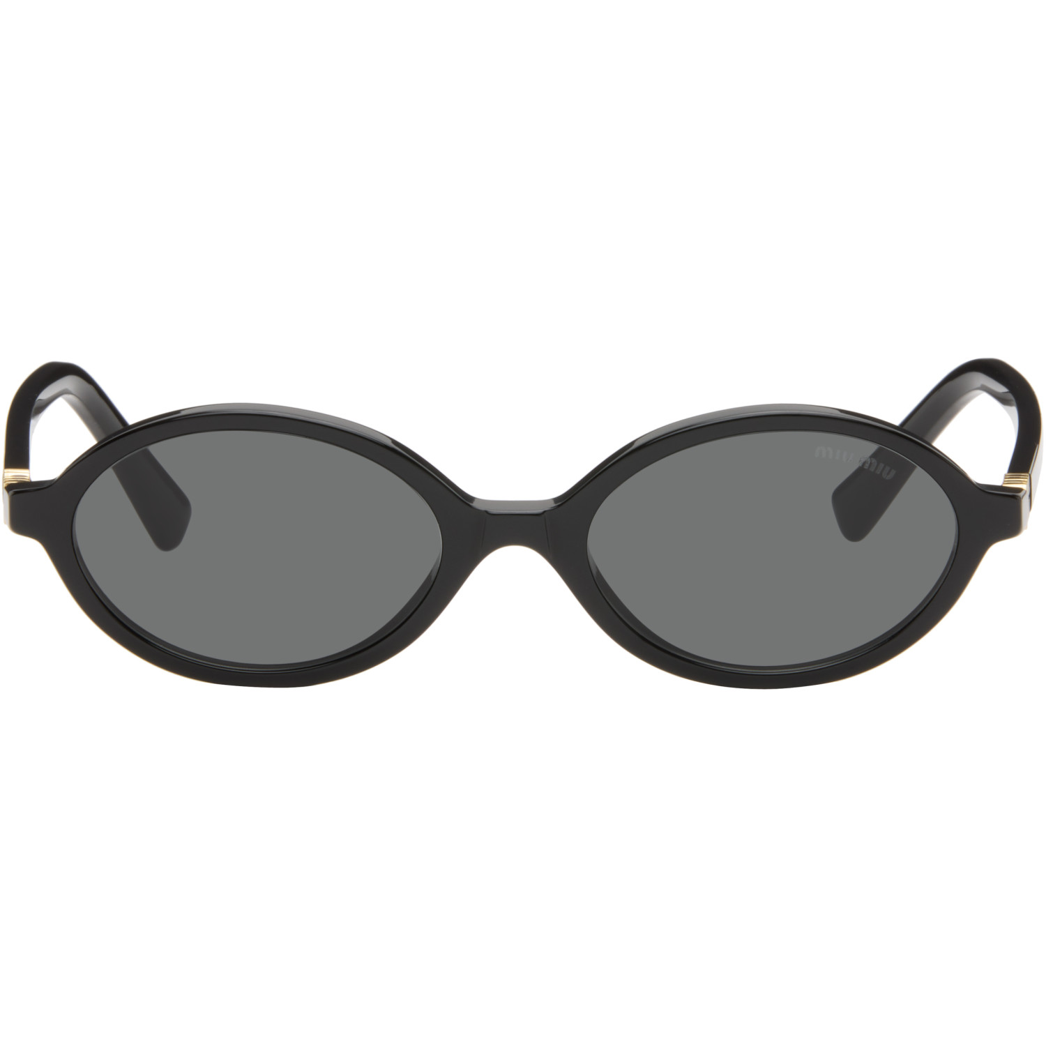 Miu Miu Eyewear Black Miu Regard Sunglasses