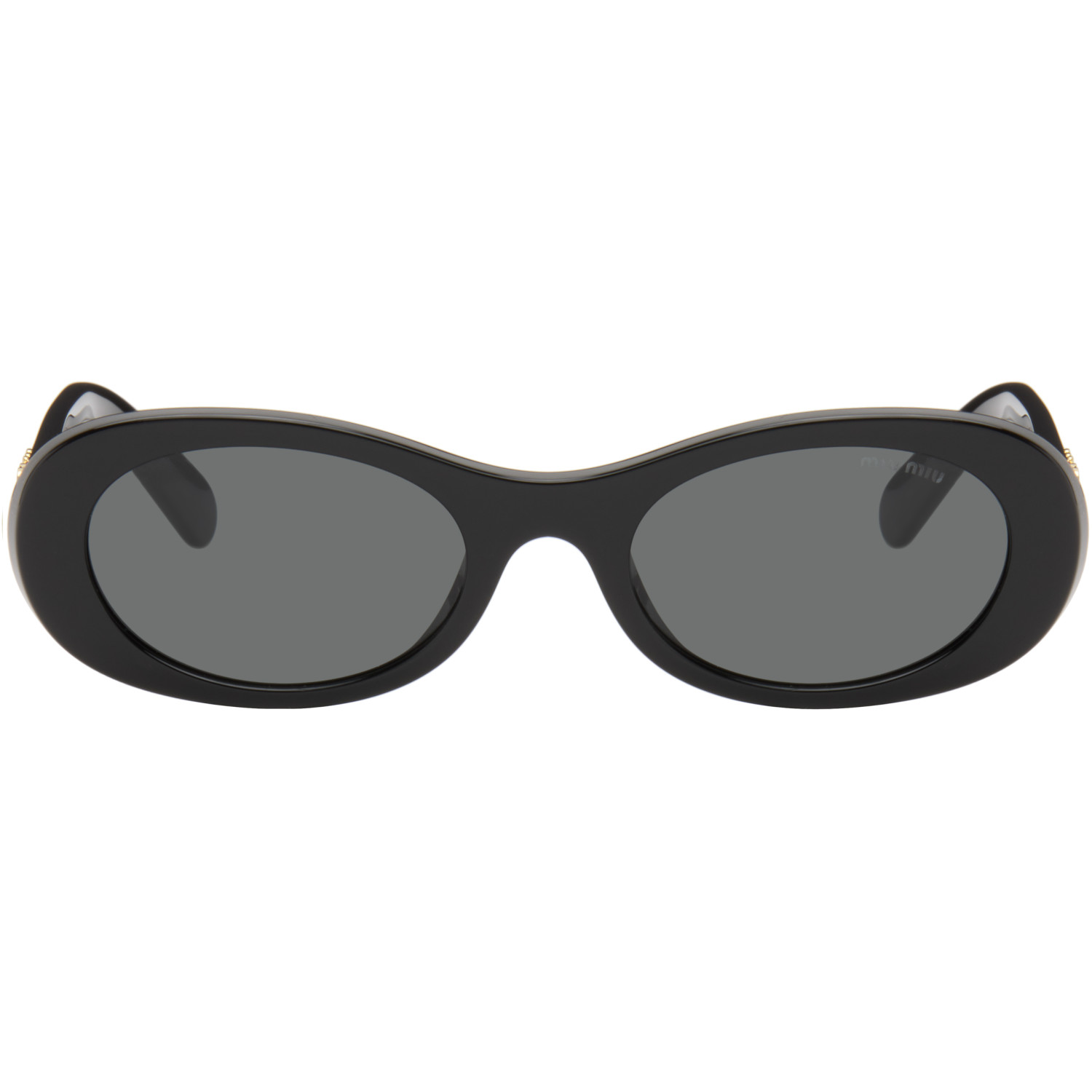 Miu Miu Eyewear Black Miu Glimpse Sunglasses