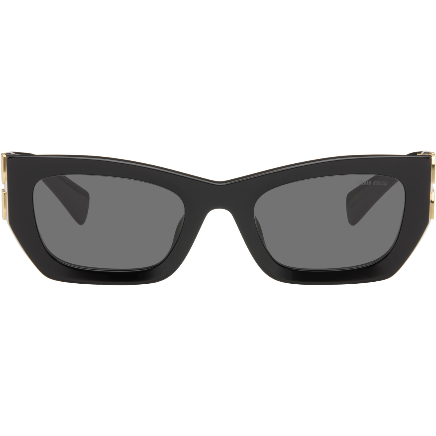 Miu Miu Eyewear Black Miu Glimpse Sunglasses
