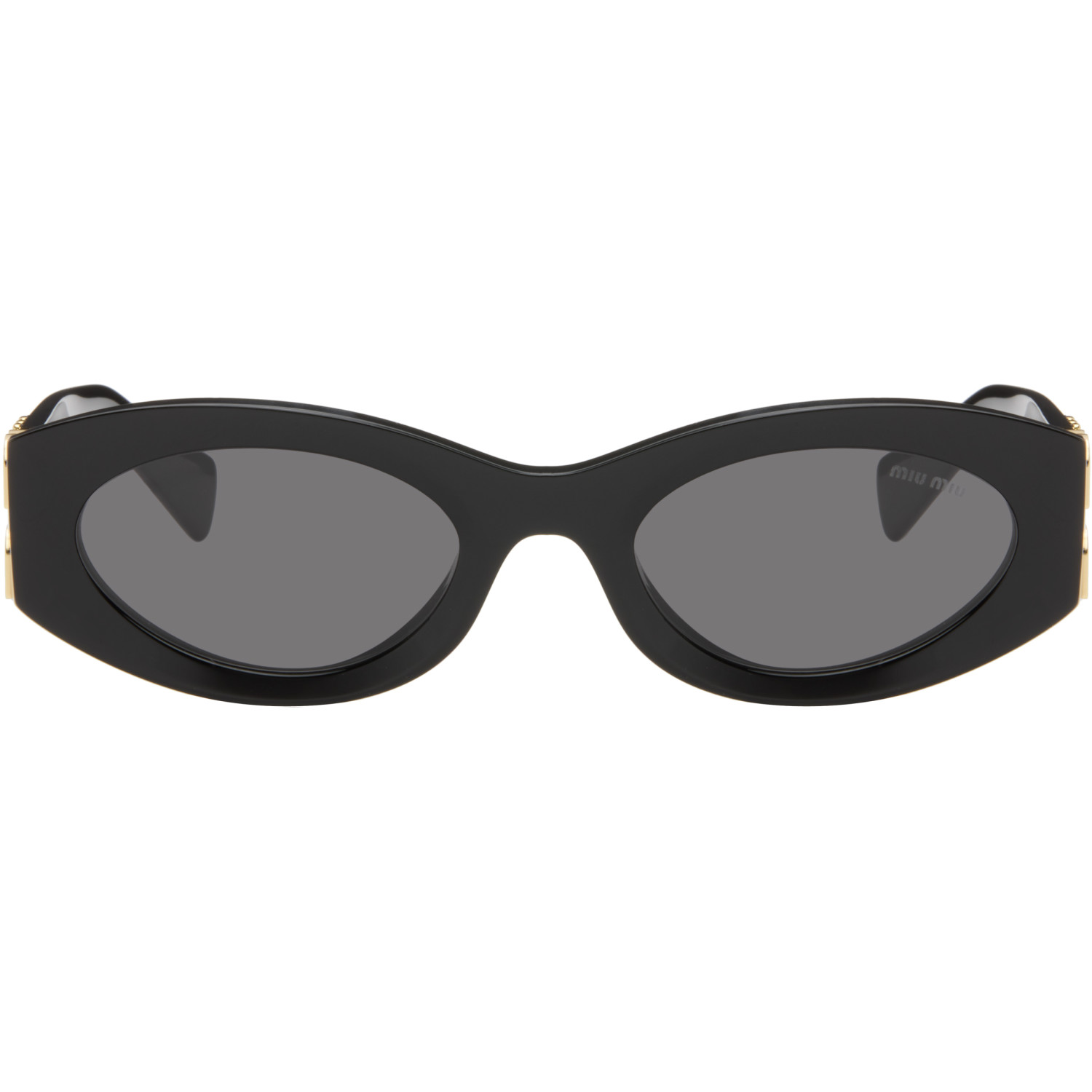 Miu Miu Eyewear Black Miu Glimpse Sunglasses
