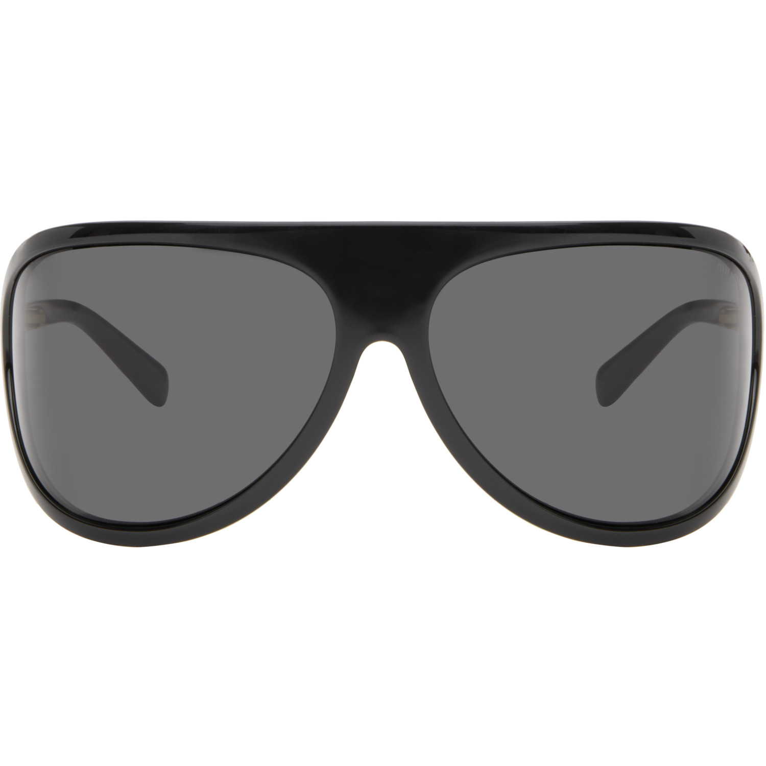 Miu Miu Eyewear Black Mask Sunglasses