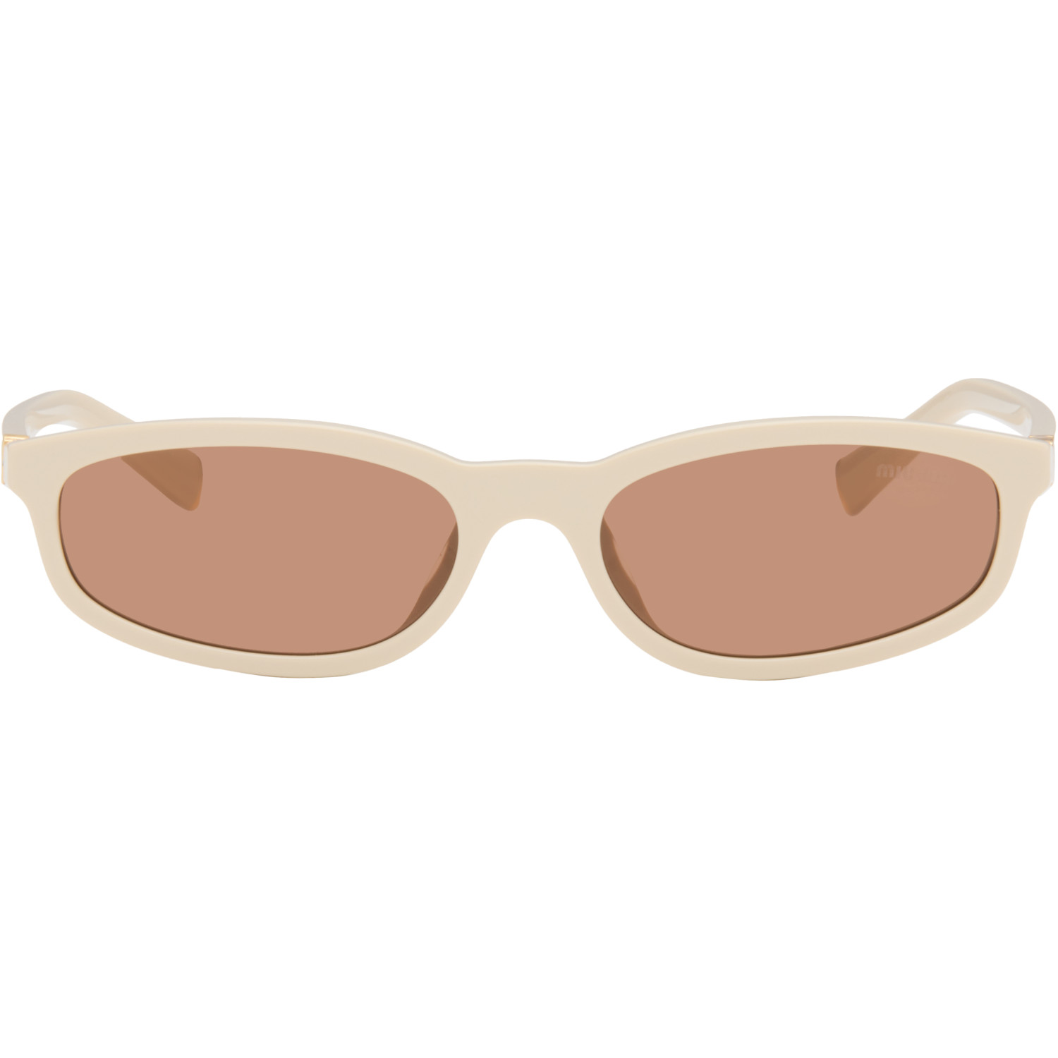 Miu Miu Eyewear Off-White 'Miu Regard' Sunglasses