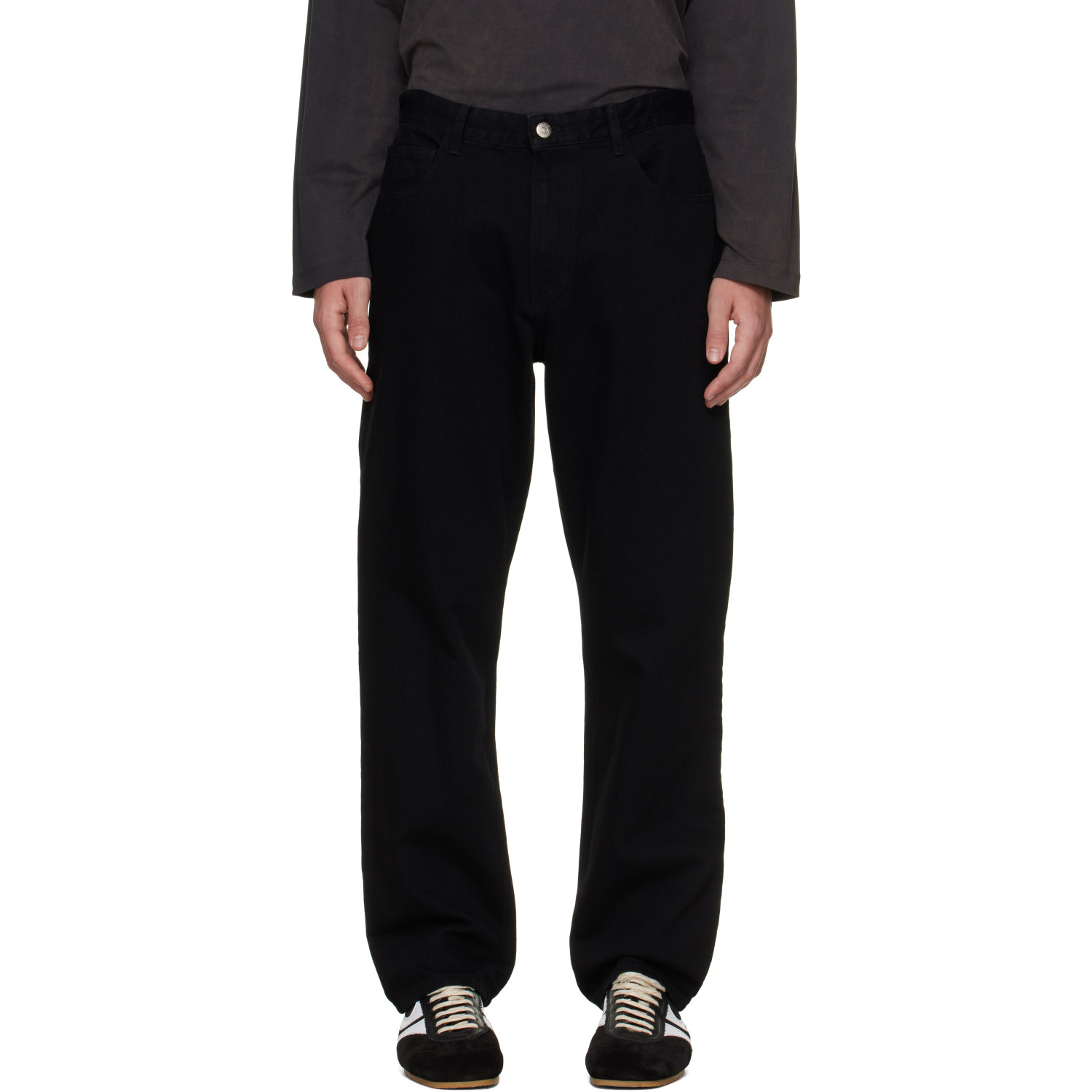 Solid Homme Black Slim Jeans