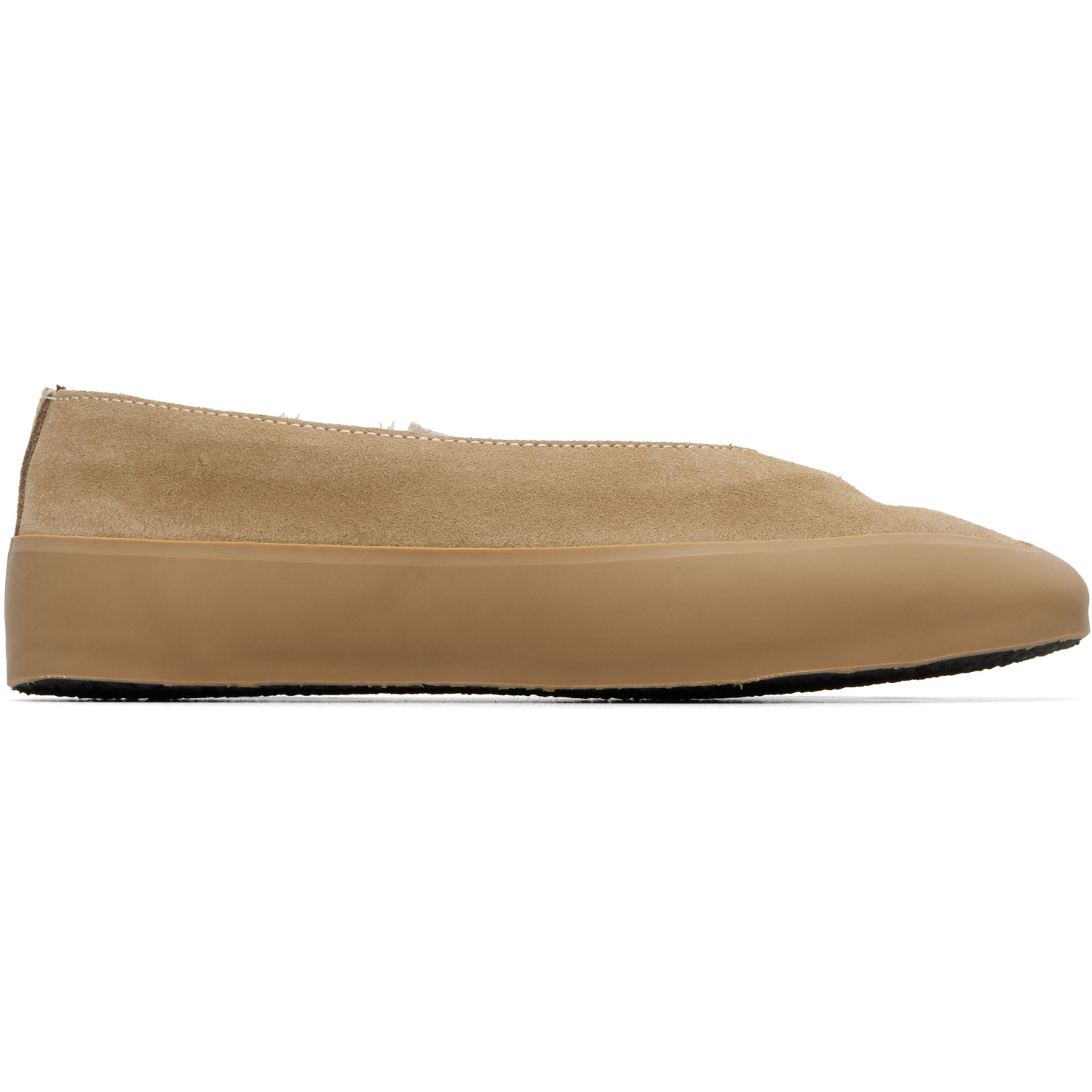 Le Monde Beryl Beige Apres Ski Ballerina Flats