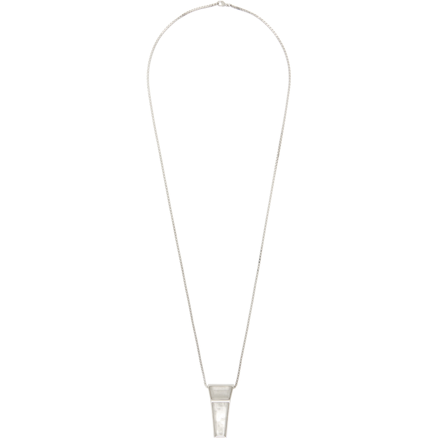 Rick Owens Crystal Trunk Charm Necklace