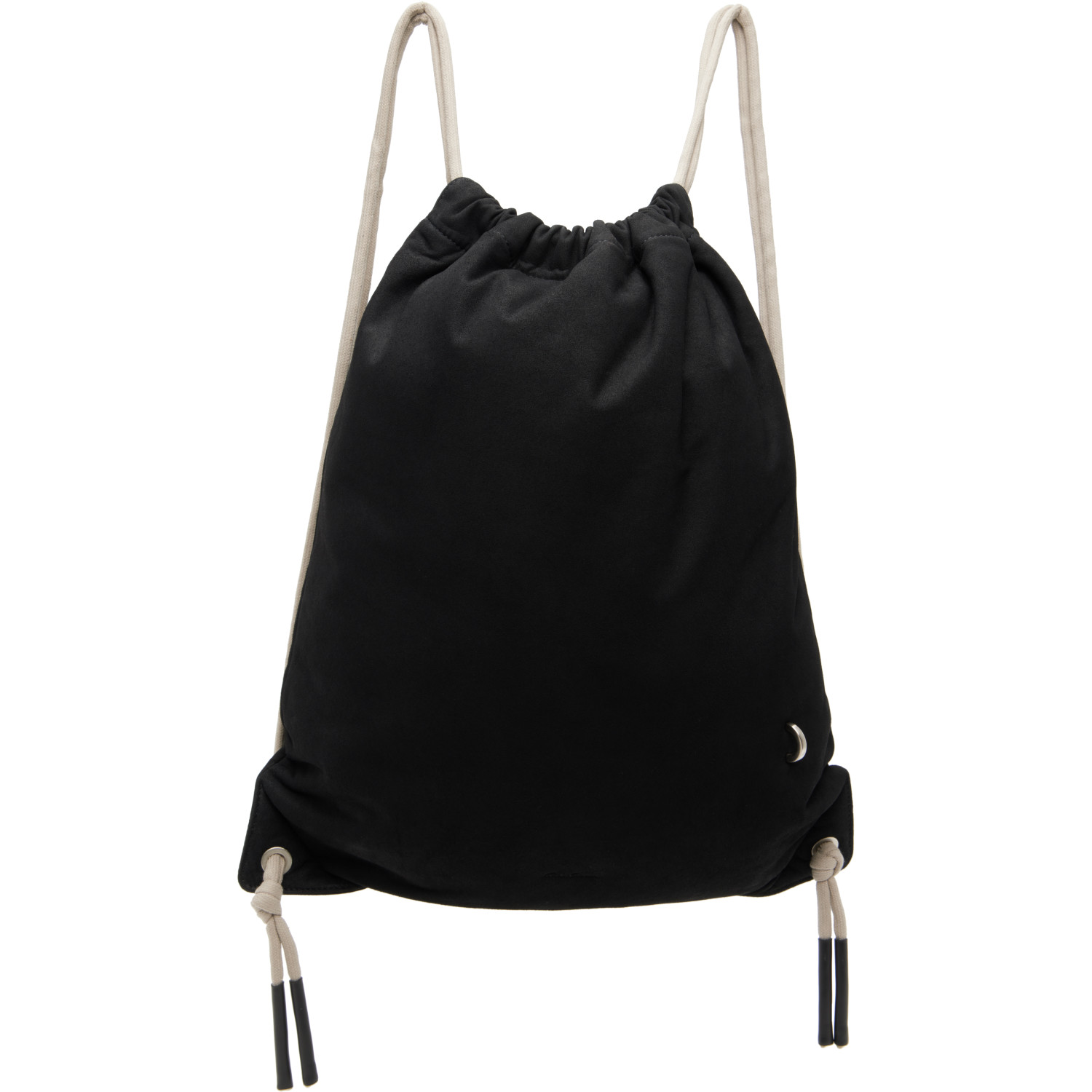 Rick Owens Black Tower Drawstring Backpack