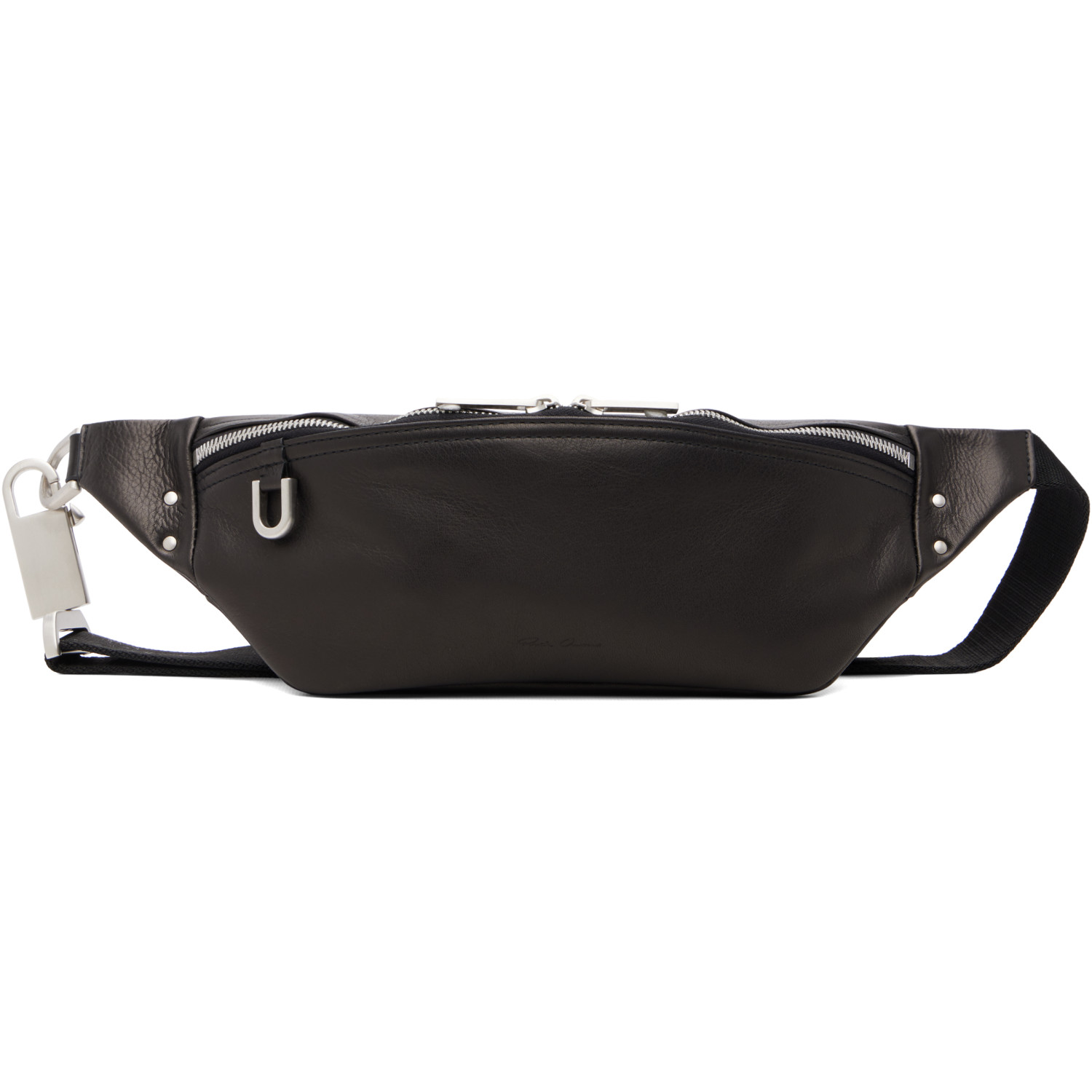 Rick Owens Black Tower Geo Belt Bag