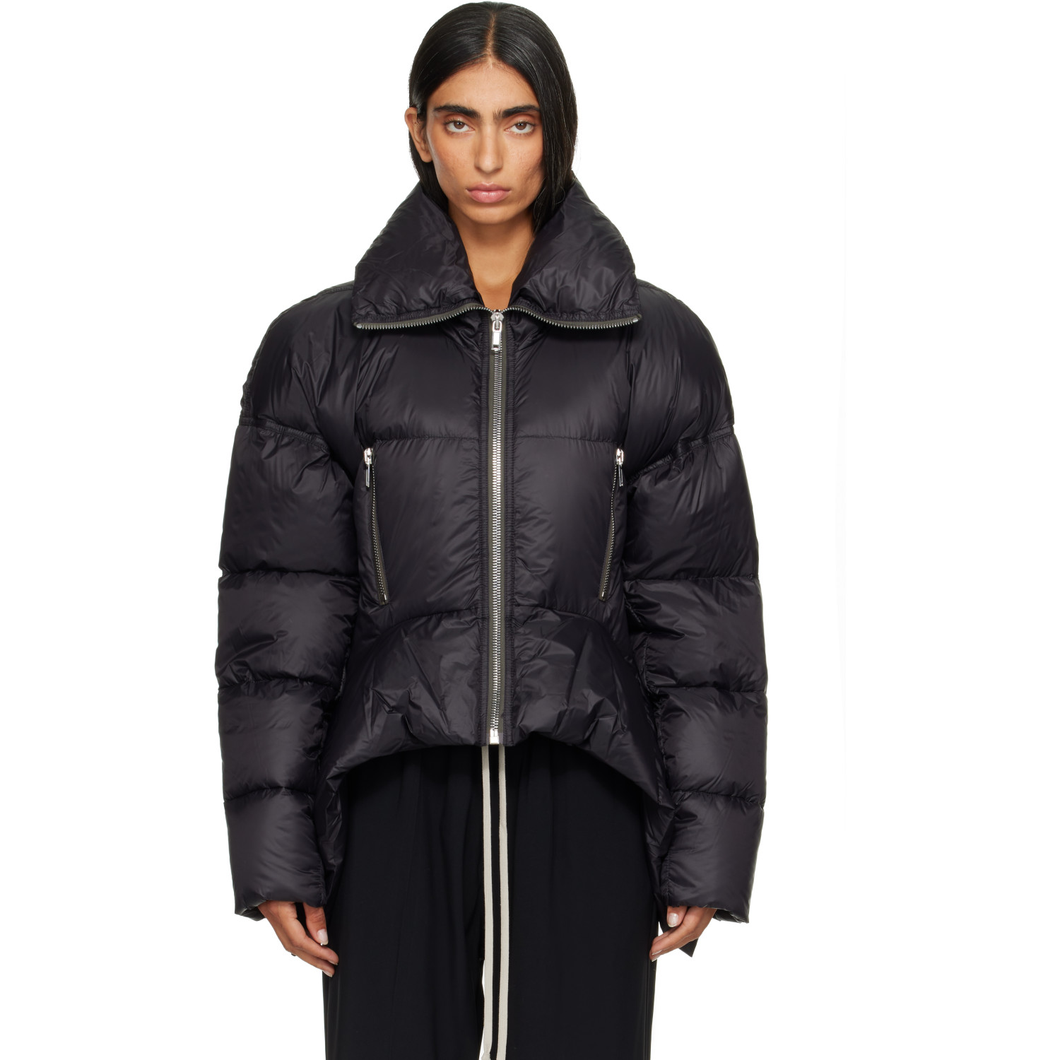 Rick Owens Black Tower Draculimo Down Jacket