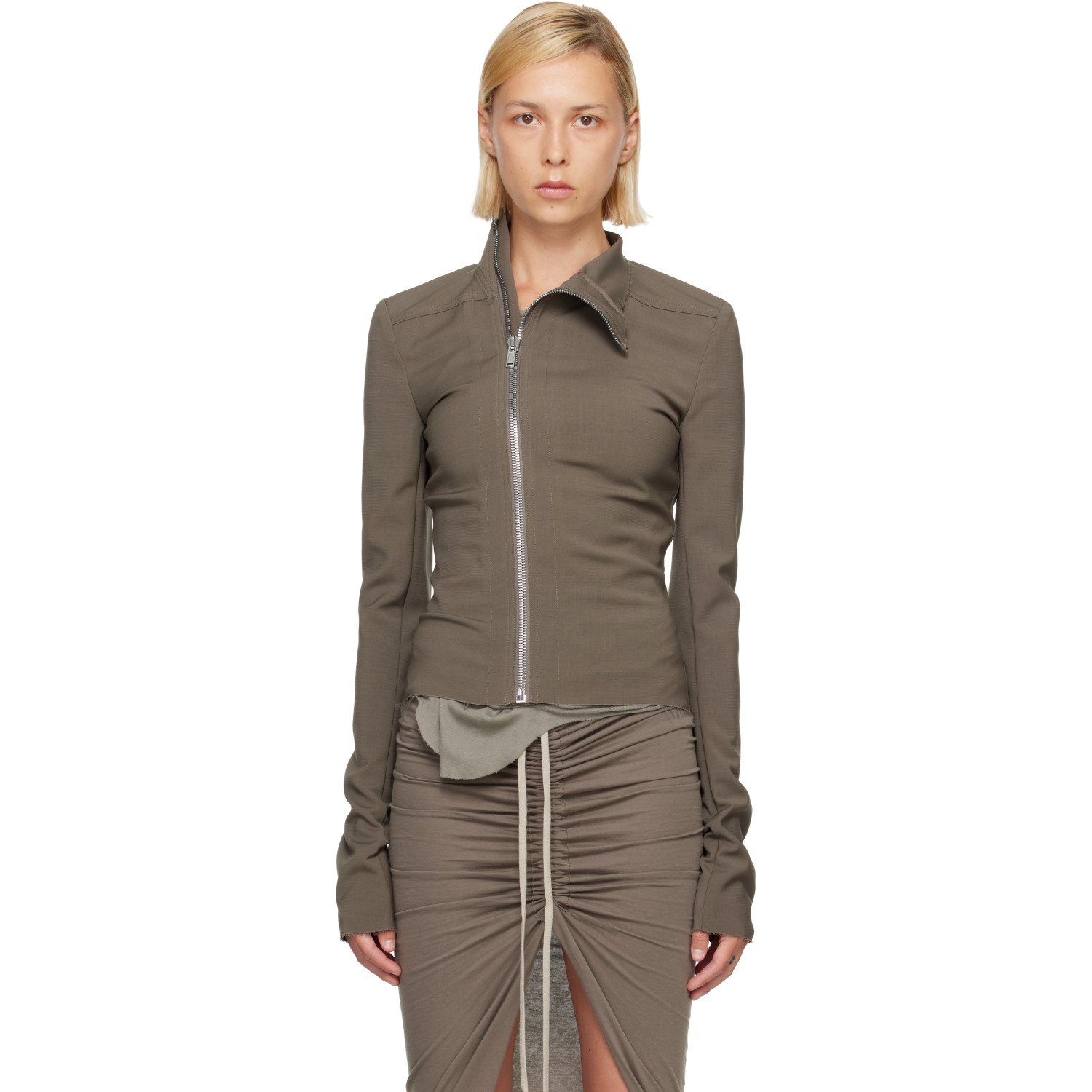 Rick Owens Gray Tower Gary Jacket