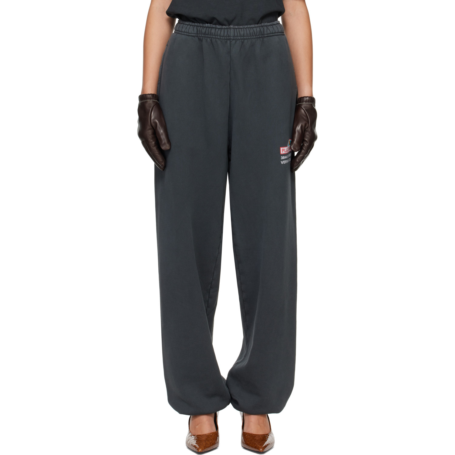 WILLY CHAVARRIA Gray 'Plaza Chavarria' Sweatpants
