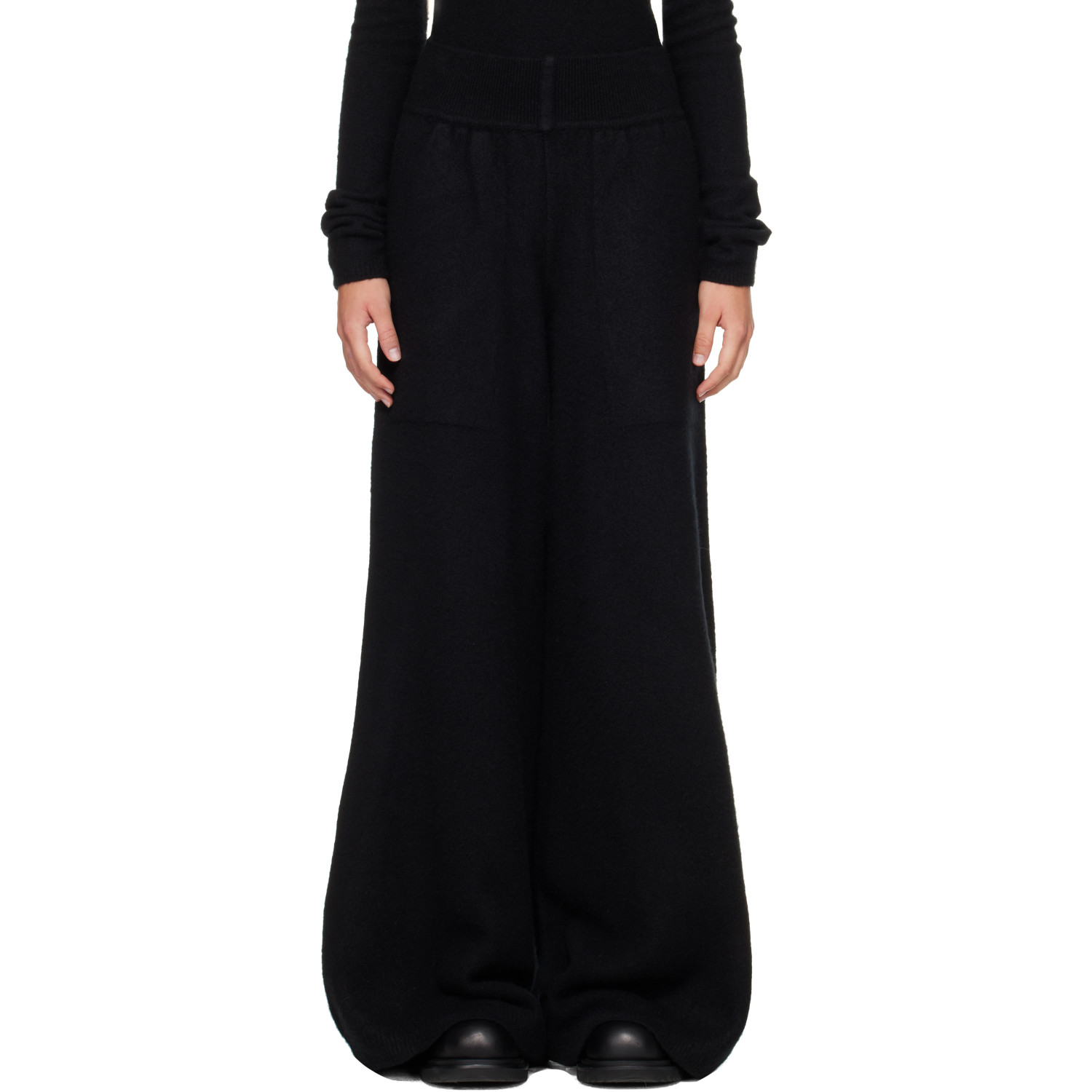 Rick Owens Black Tower Loose Lounge Pants