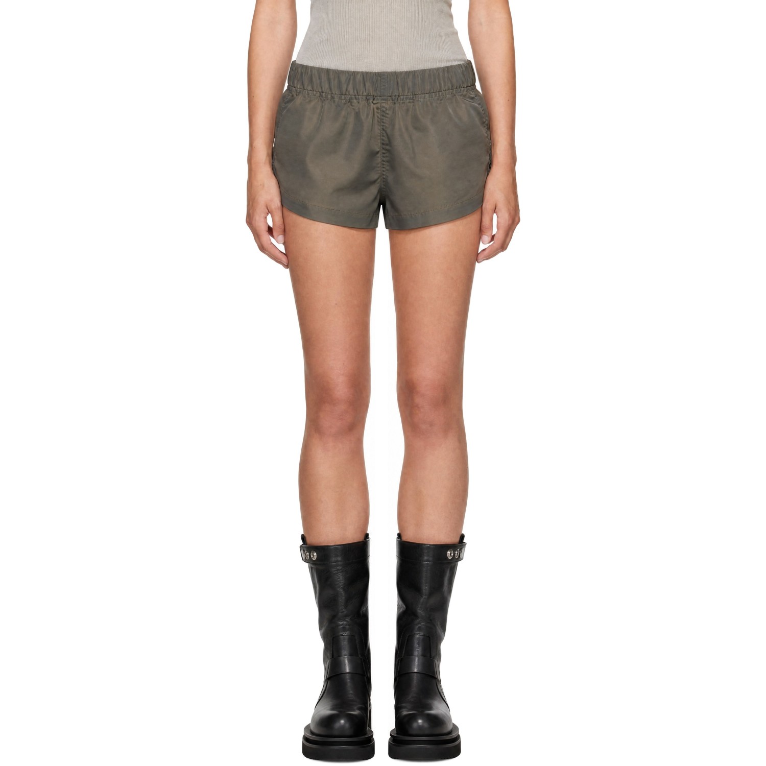 Rick Owens Gray Tower Shorts