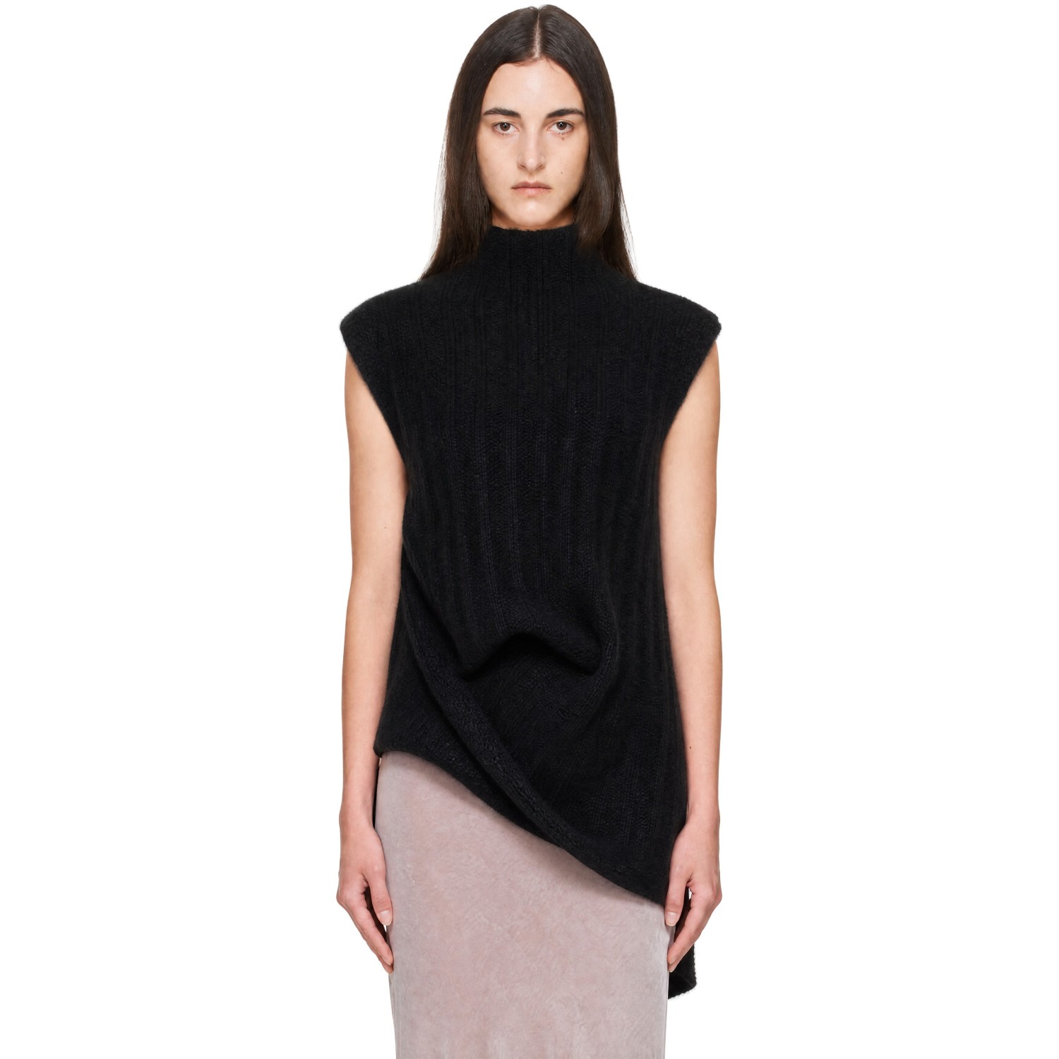 Rick Owens Black Tower Babel Sweater