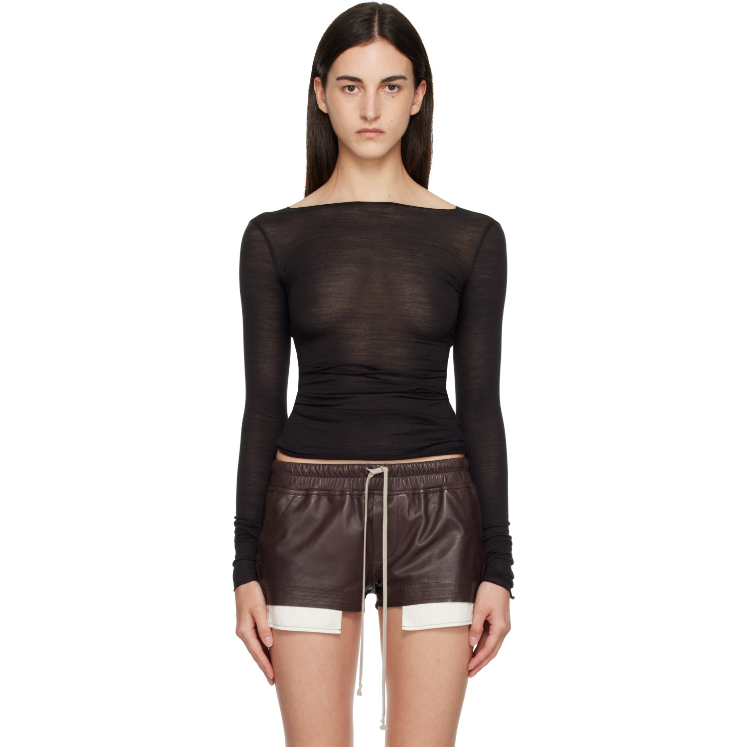 Rick Owens Black Tower LS T-shirt