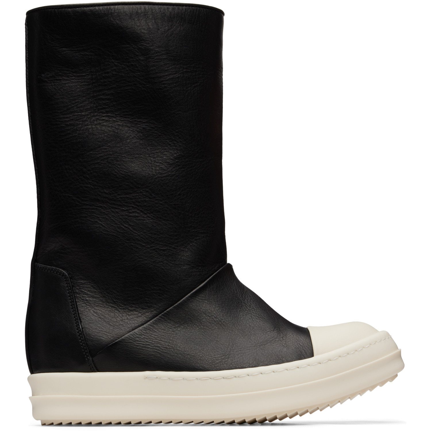 Rick Owens Black Tower Sneakwader Boots