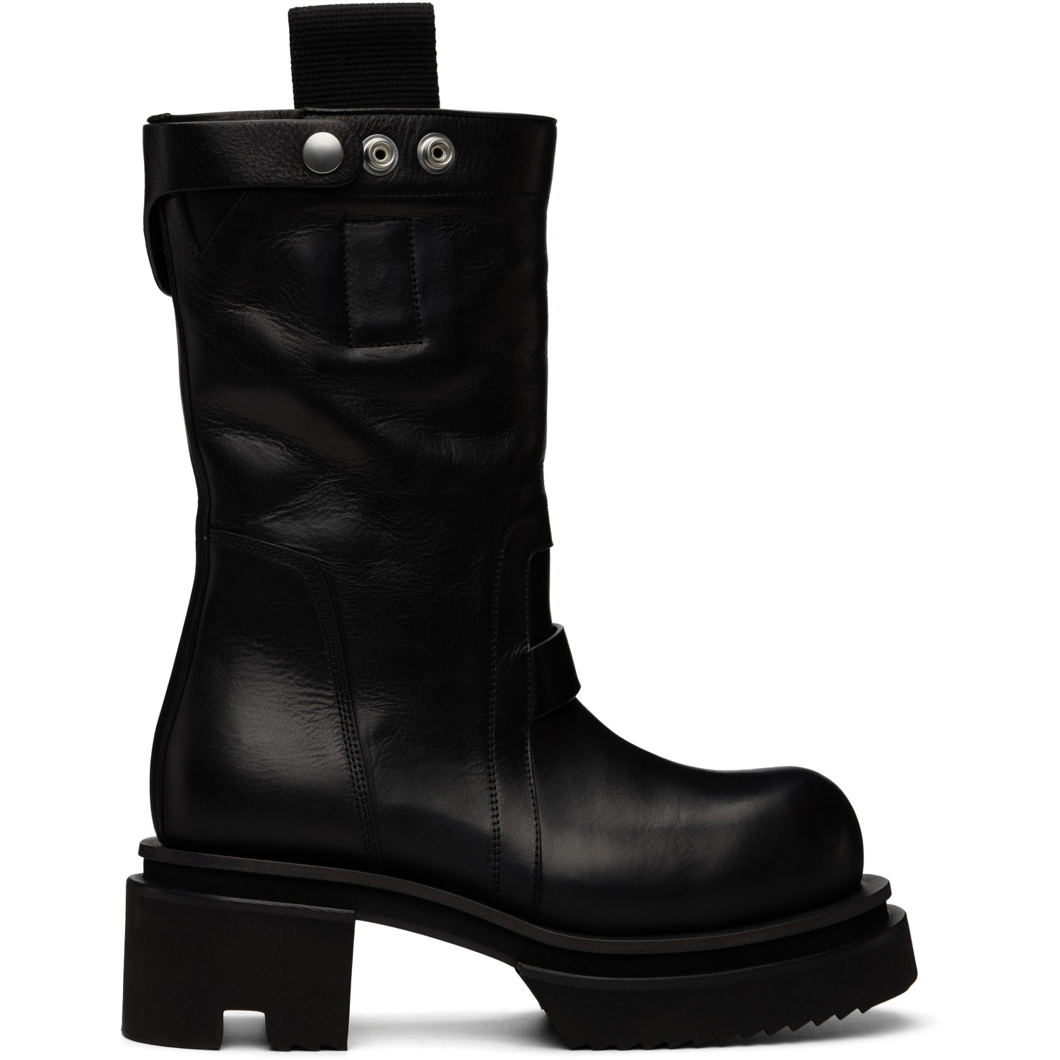 Rick Owens Black Tower Pull On Bogun Boots