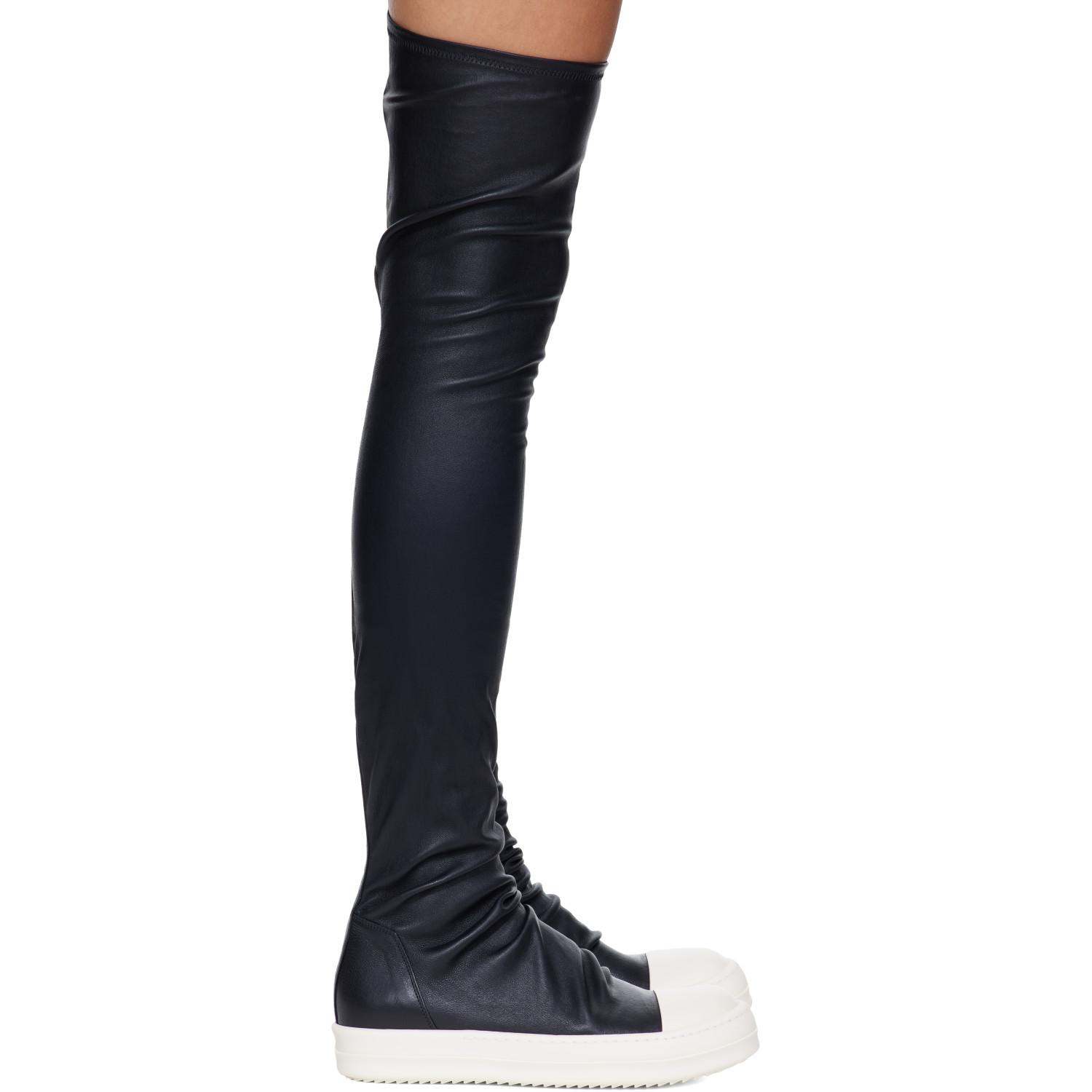 Rick Owens Black Tower High Stocking Sneaks Sneakers