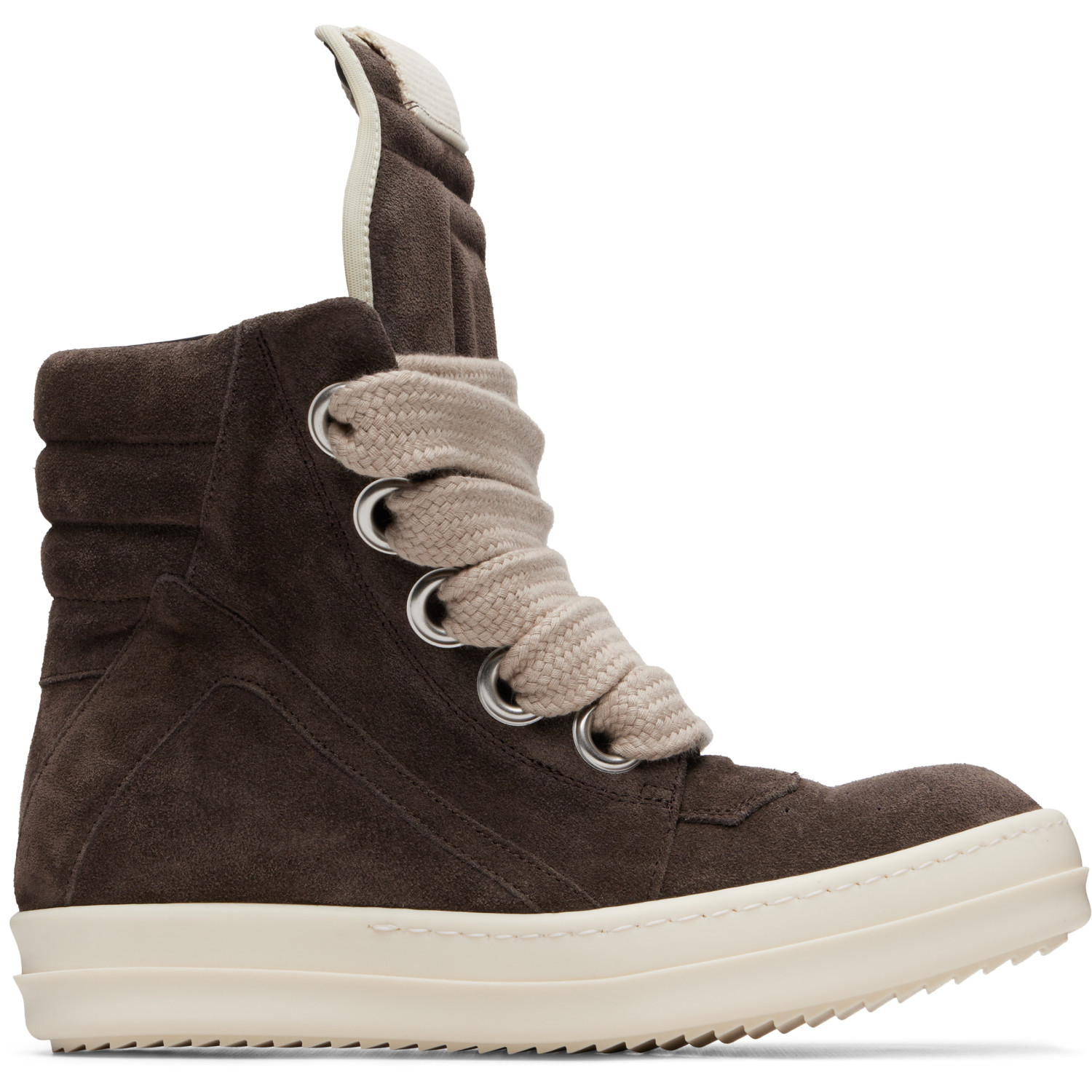 Rick Owens Brown Tower Jumbolace Geobasket Sneakers