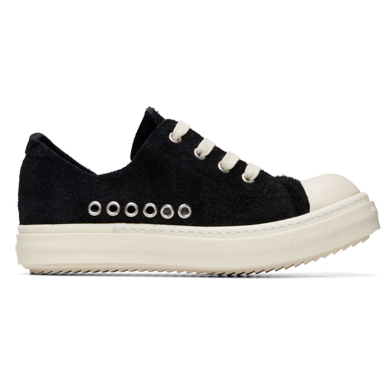 Rick Owens Black Tower 'Tower of Love' Low Sneaks Sneakers