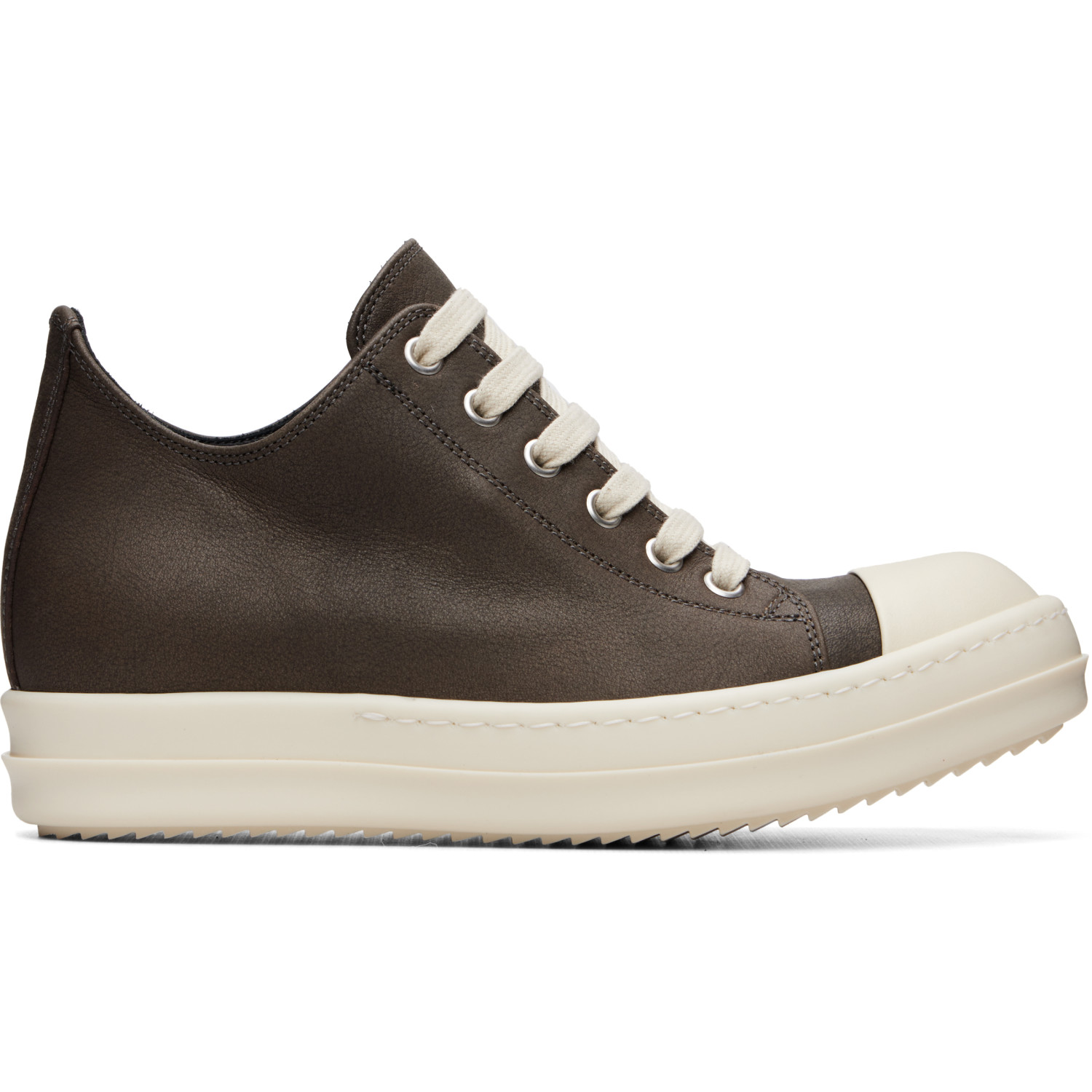 Rick Owens Brown Tower Low Sneaks Sneakers