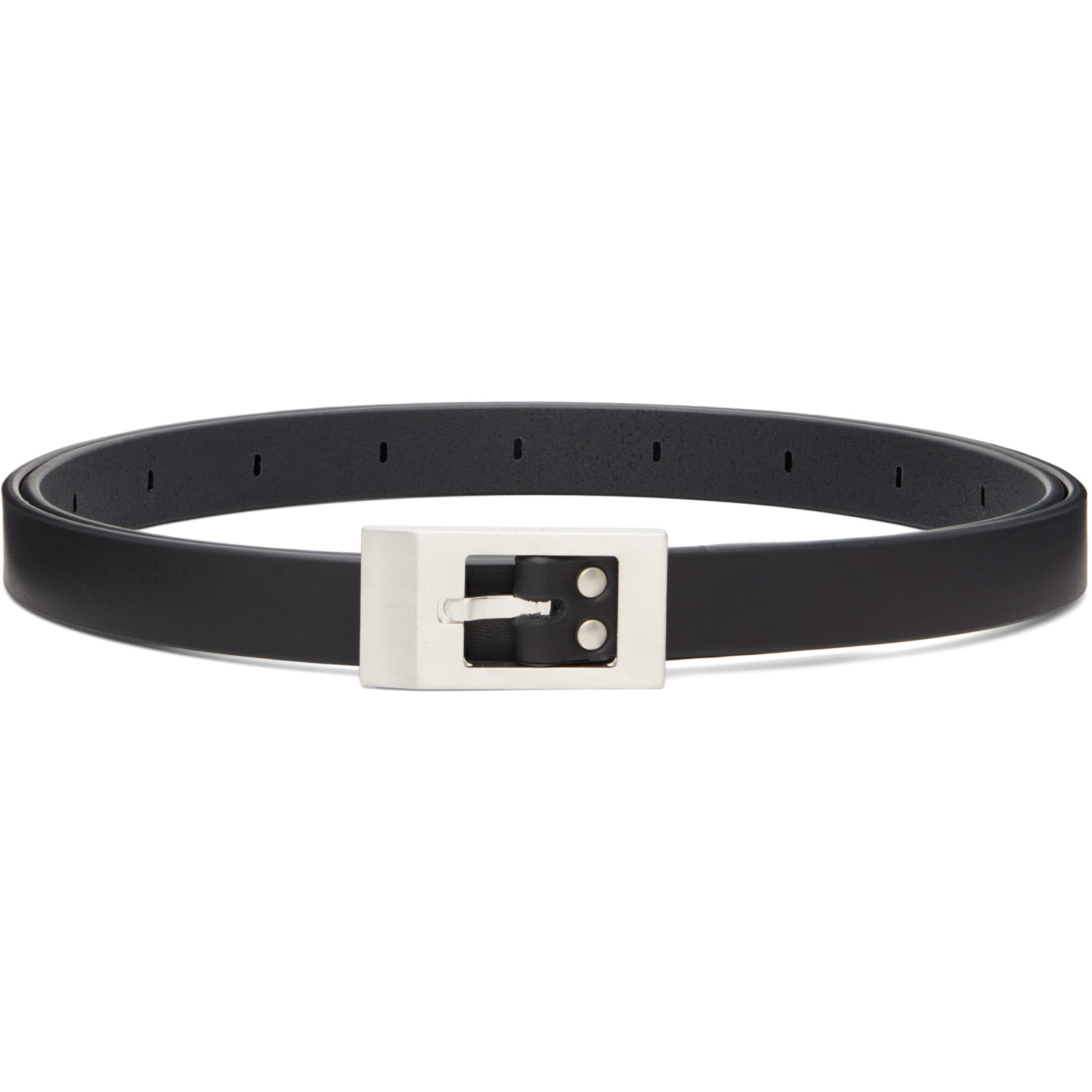 Rick Owens Black Tower Mini Stooges Belt
