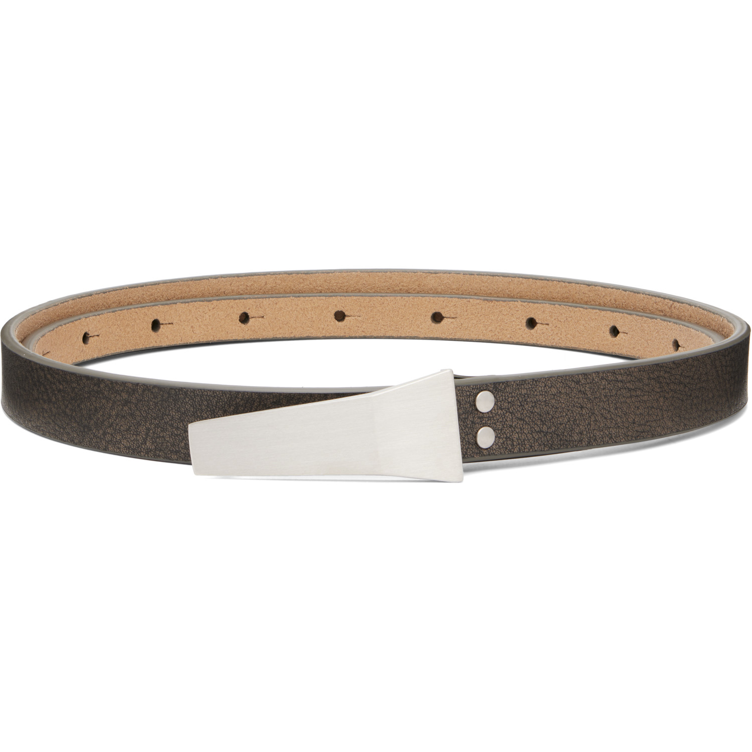 Rick Owens Gray Tower Trunk Belt