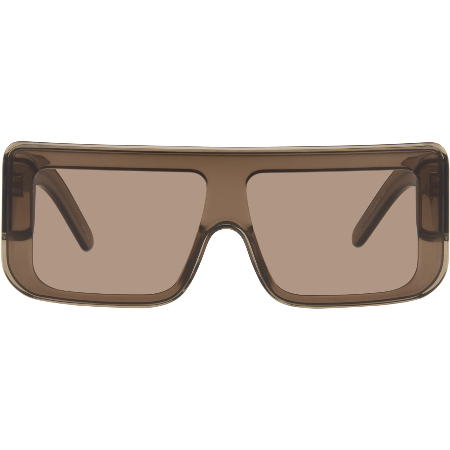 Rick Owens Brown Tower Documenta Sunglasses