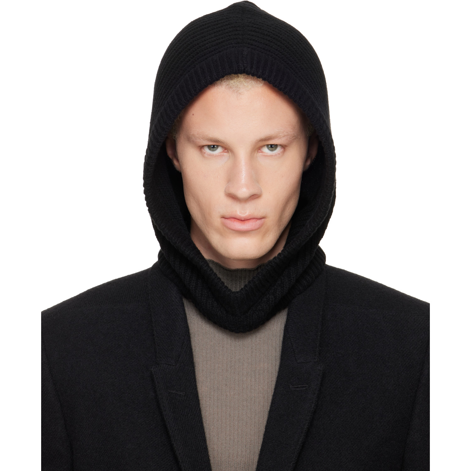 Rick Owens Black Tower Hood