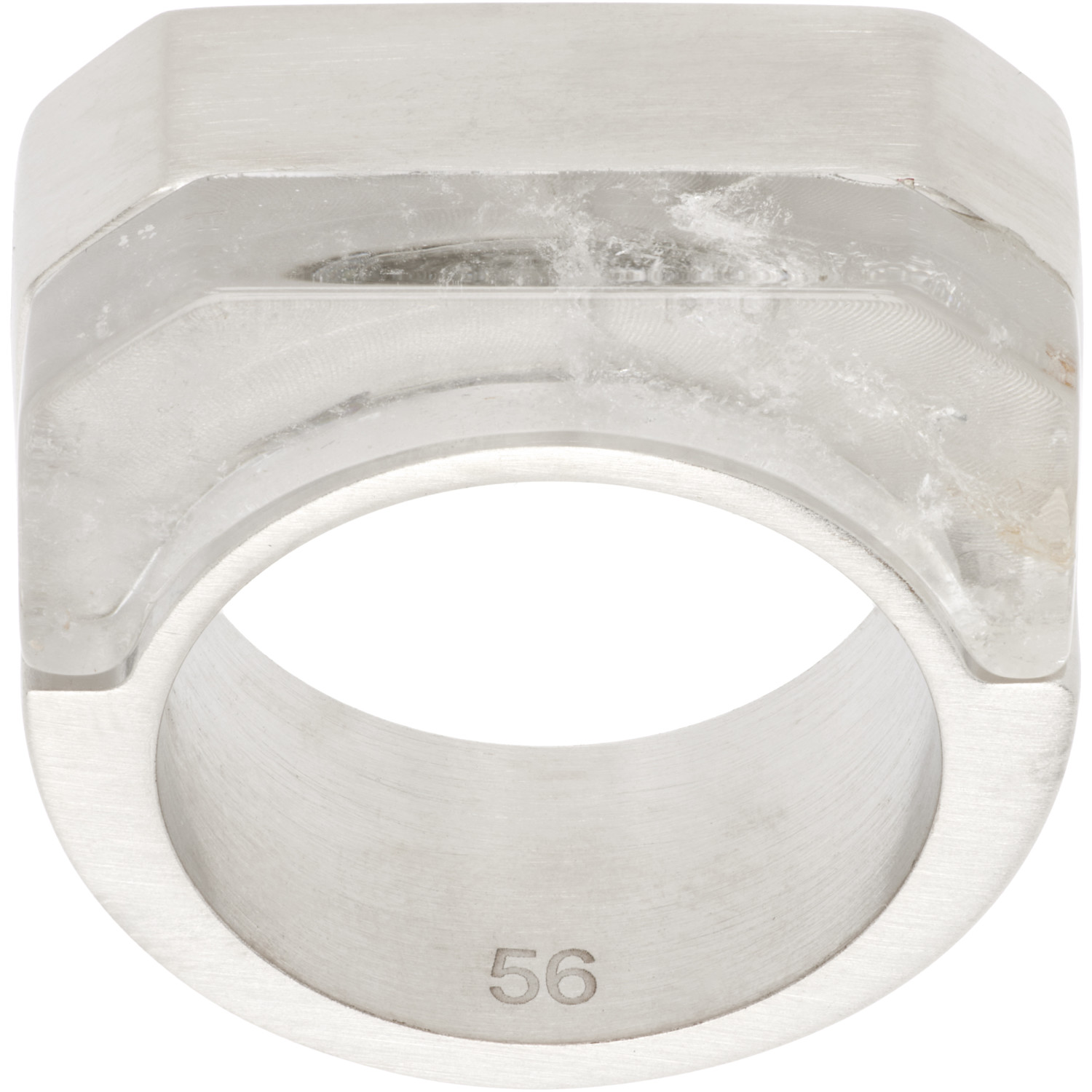 Rick Owens Double Crystal Hollywood Ring