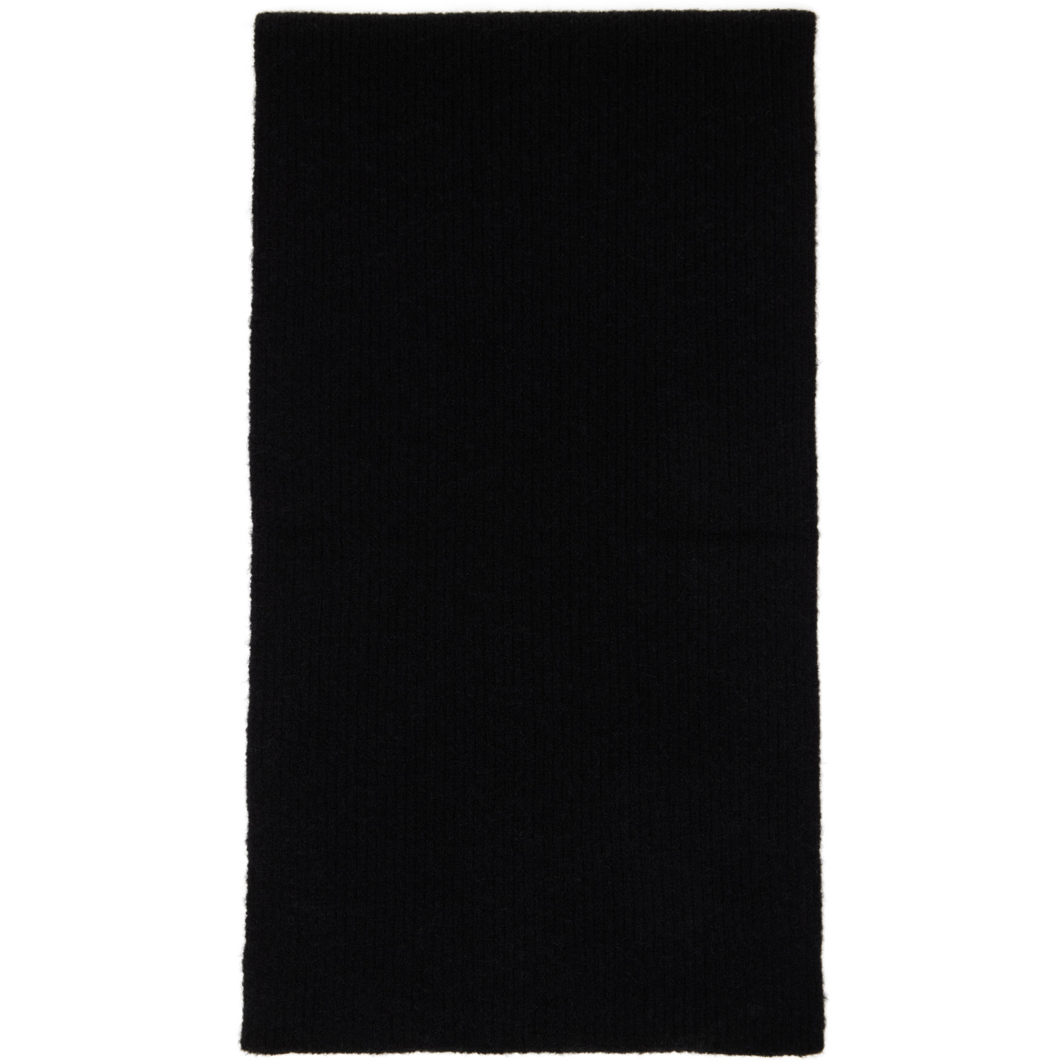 Rick Owens Black Tower Long Scarf
