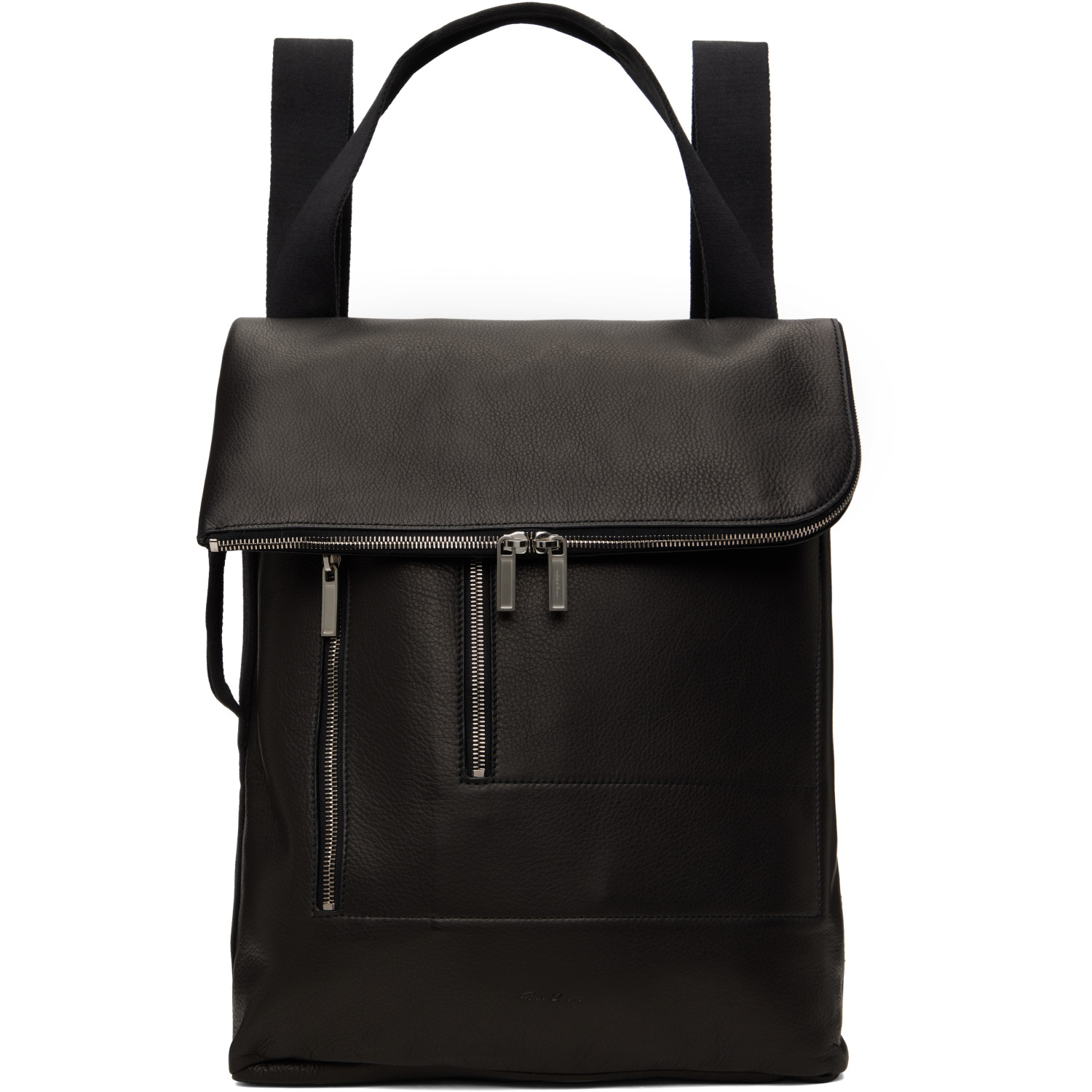 Rick Owens Black Tower Cargo Packpack
