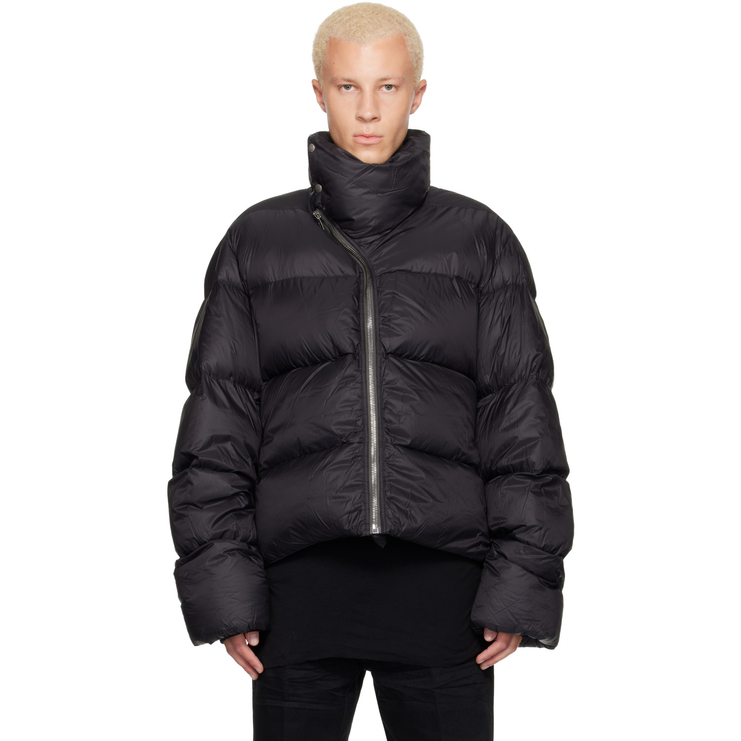 Rick Owens Black Tower Turtle Down Jacket