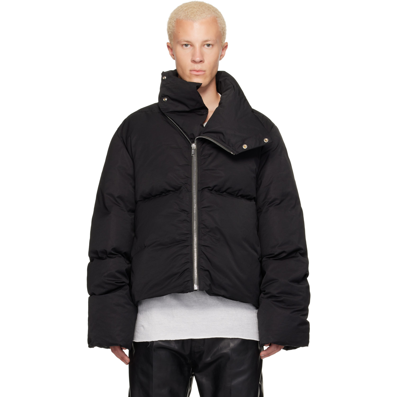 Rick Owens Black Tower Turtle Down Jacket