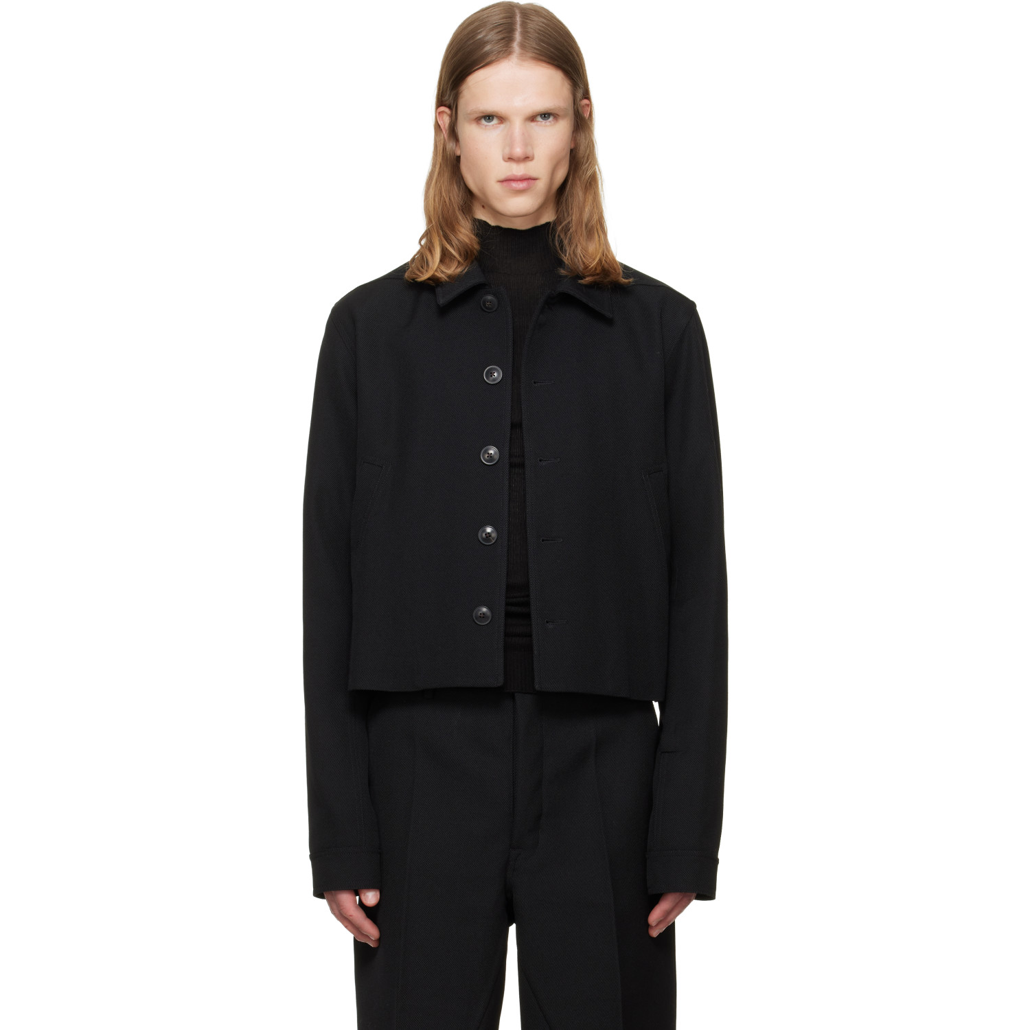 Rick Owens Black Tower Alice Brad Jacket