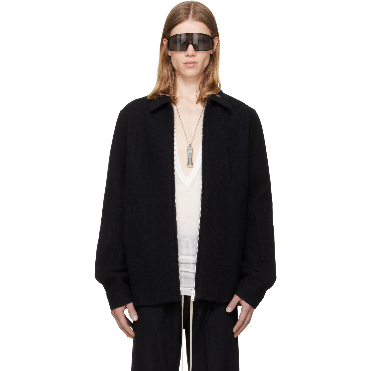 Rick Owens Black Tower Brad Jacket