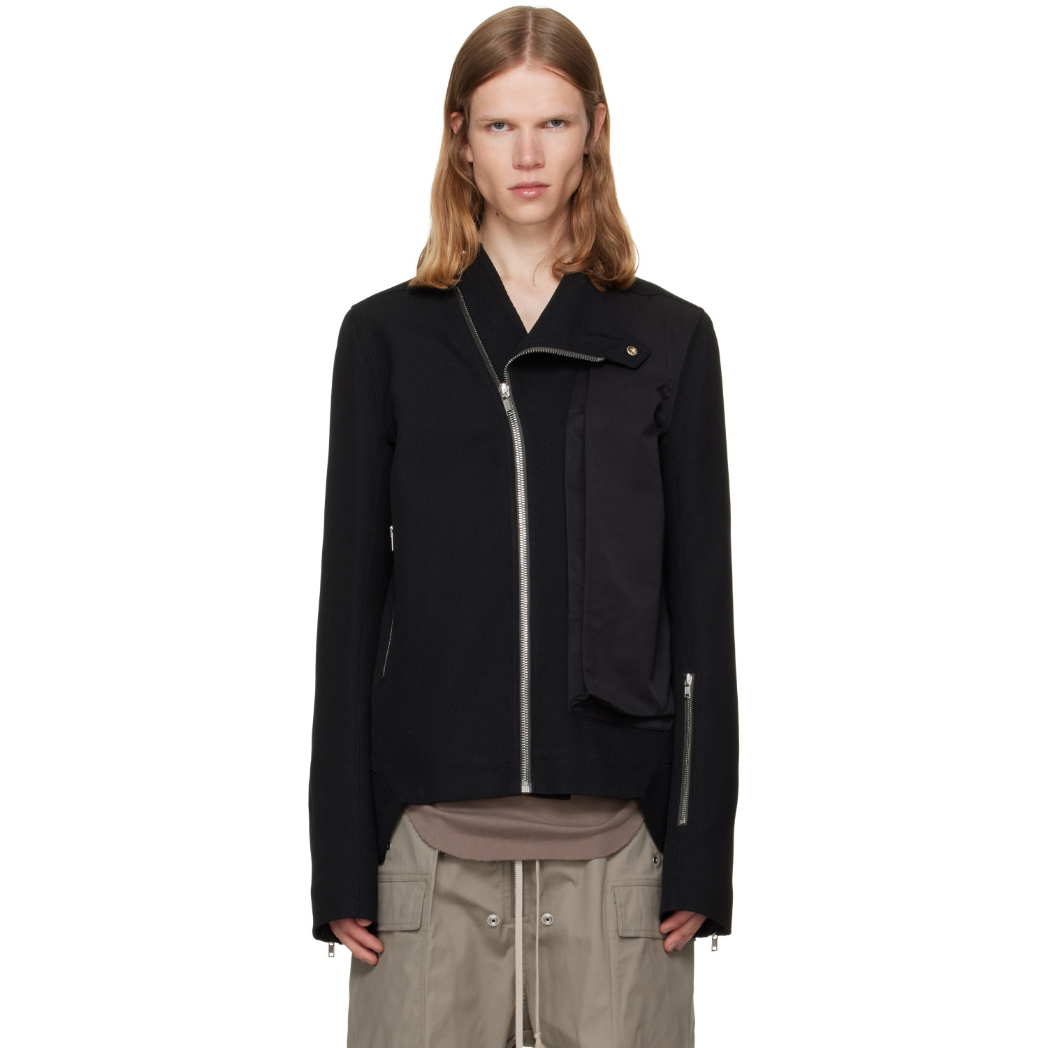 Rick Owens Black Tower Release Jacket