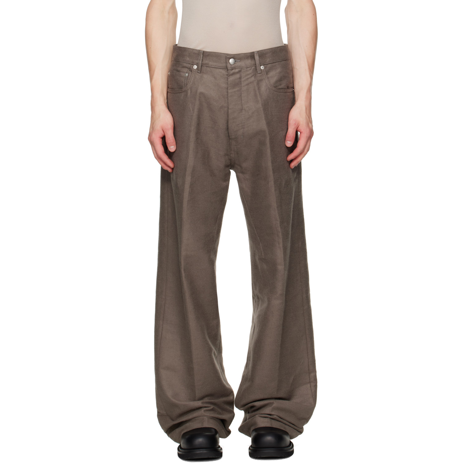 Rick Owens Gray Tower Geth Trousers