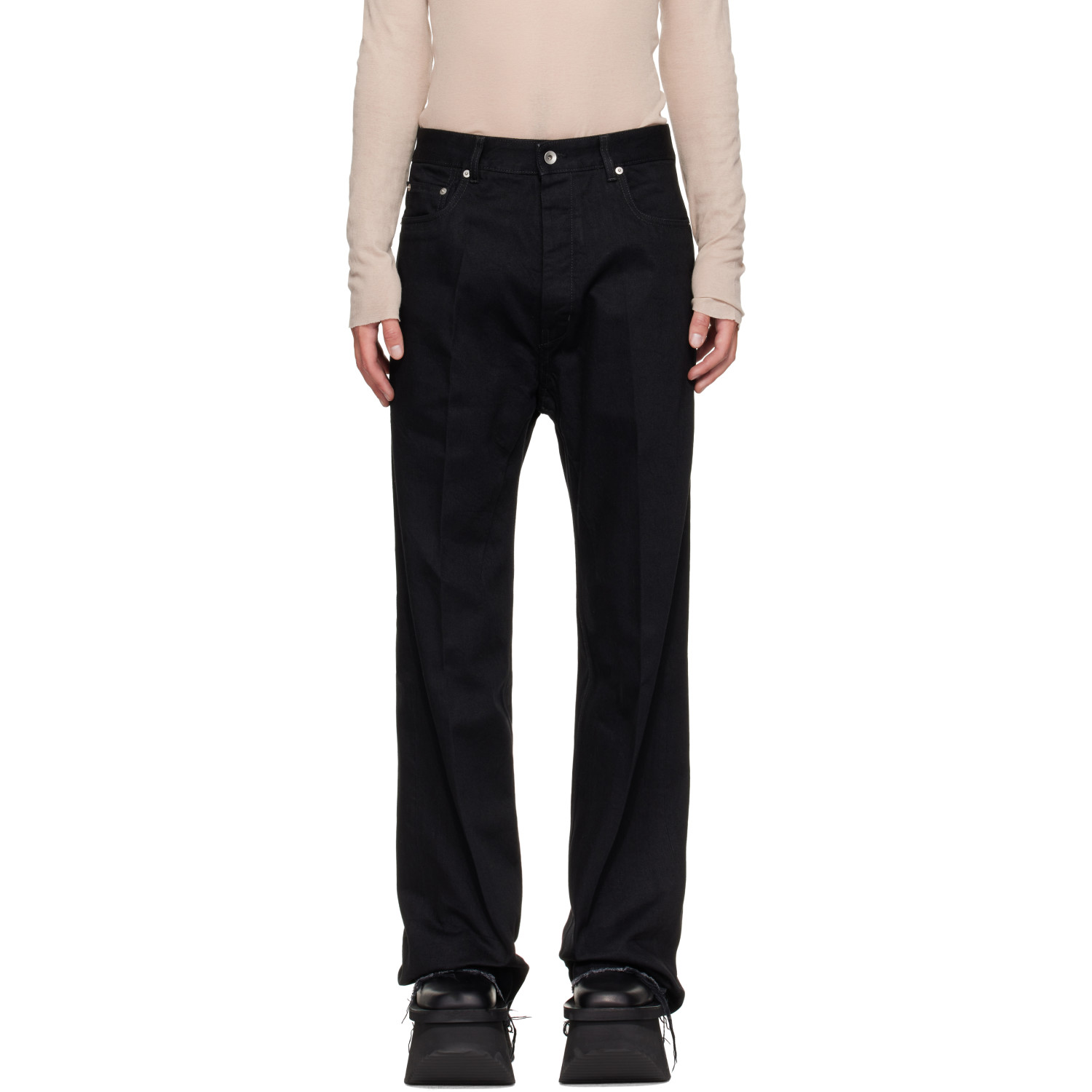 Rick Owens Black Tower Geth Jeans