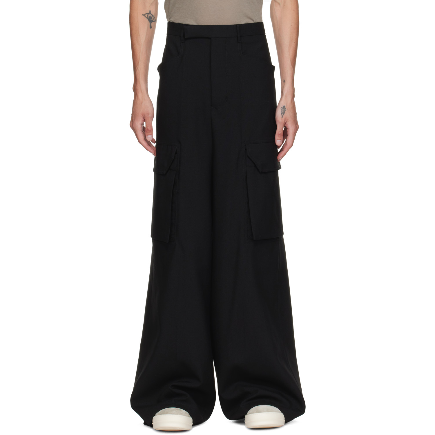 Rick Owens Black Tower Mastodon Firbanks Cargo Pants