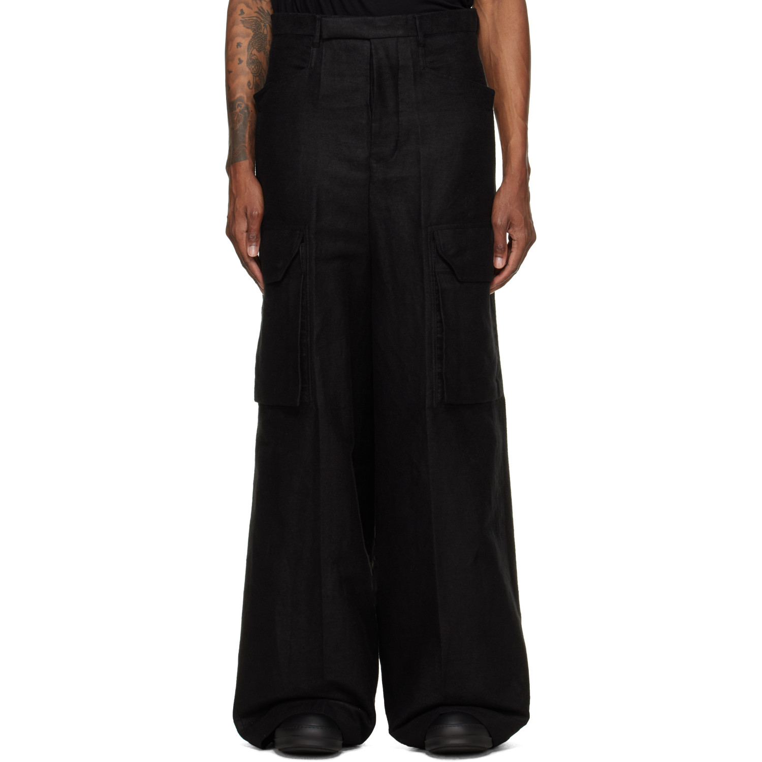 Rick Owens Black Tower Mastodon Firbanks Cargo Pants