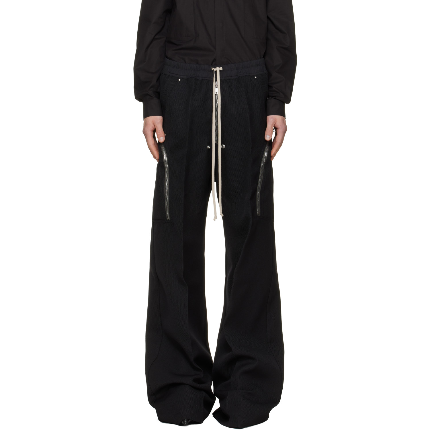 Rick Owens Black Tower Heizer Belas Cargo Pants