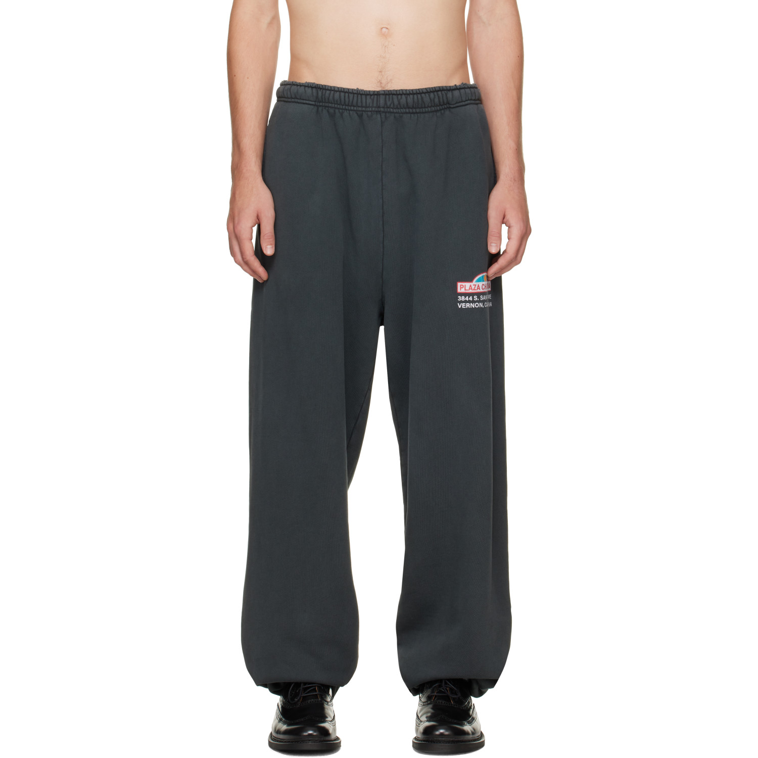 WILLY CHAVARRIA Black 'Plaza Chavarria' Sweatpants